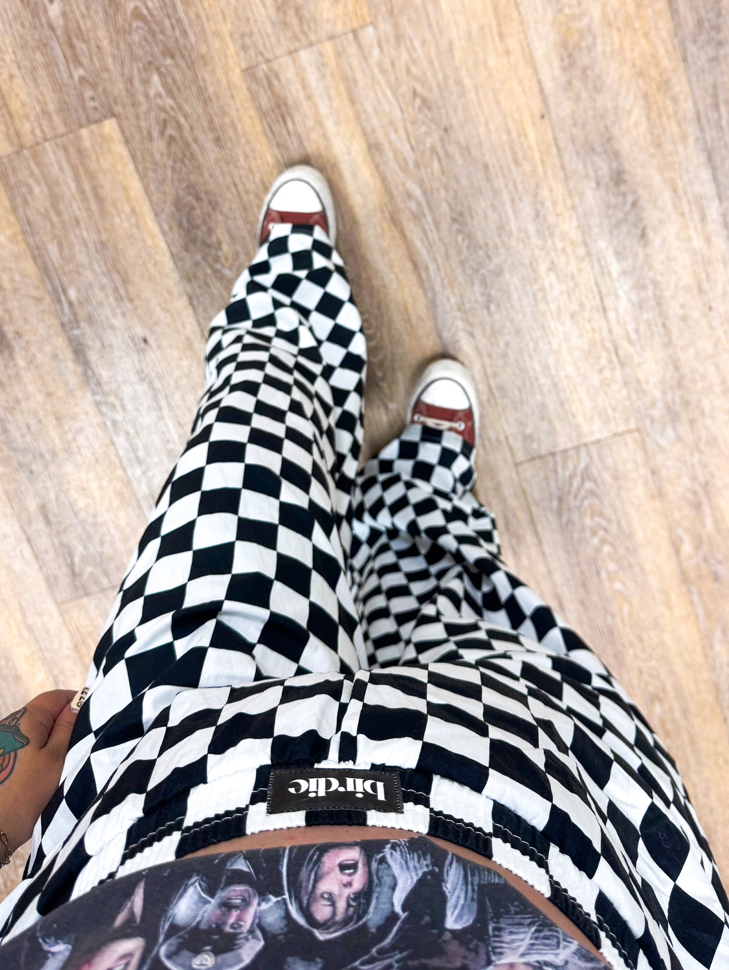 Checkered Boxer Pants