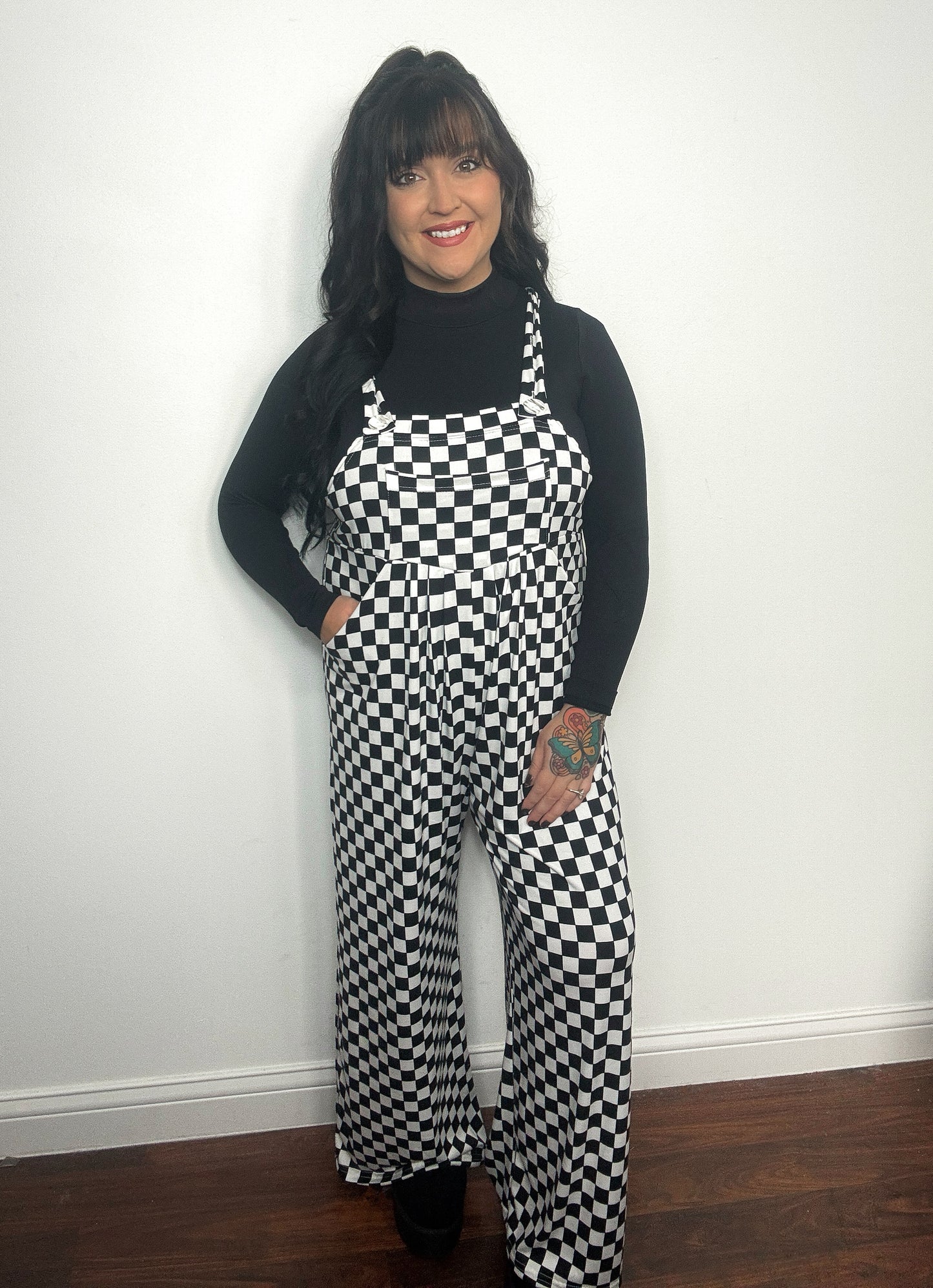 Marley Checked Overalls