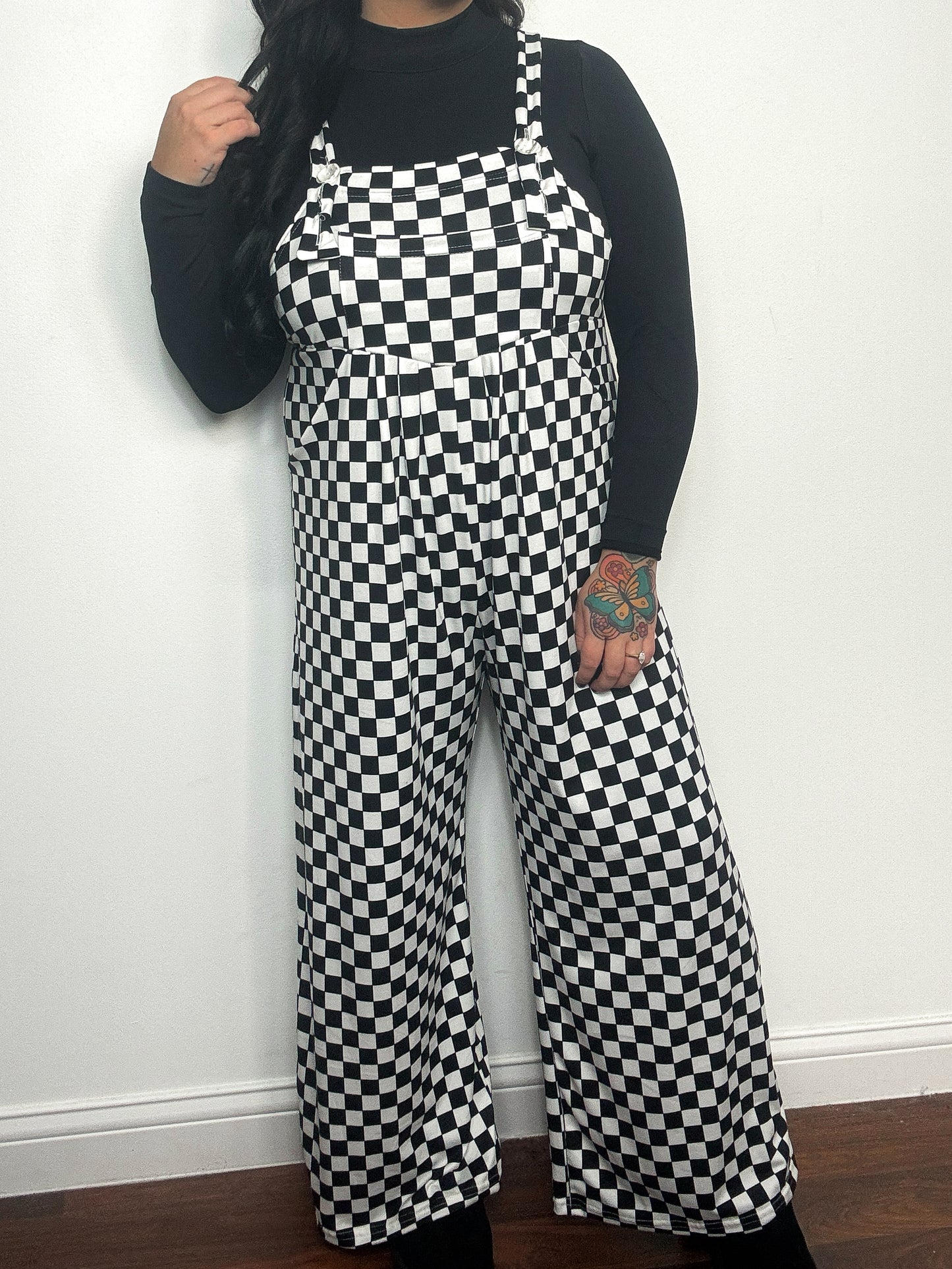 Marley Checked Overalls