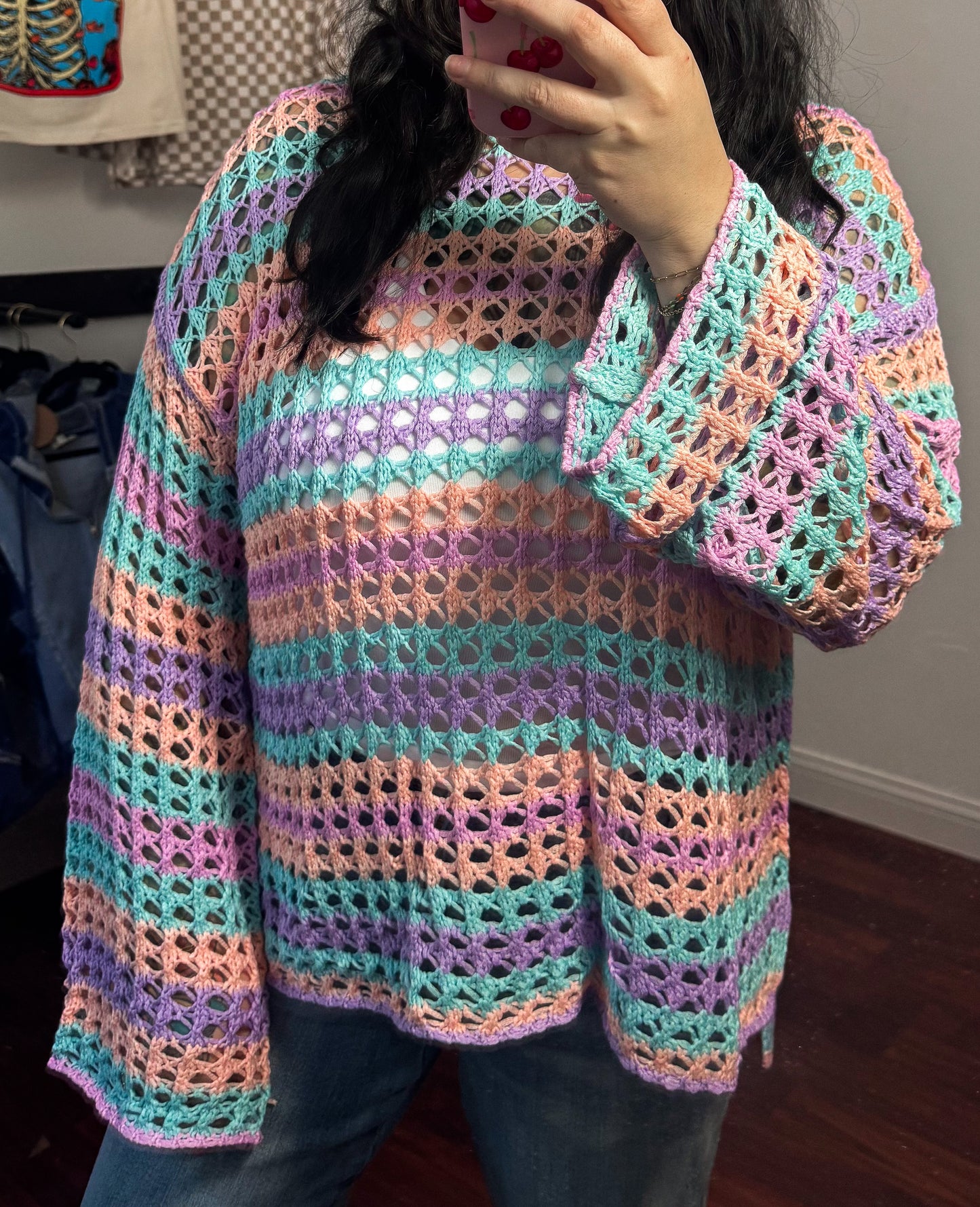 Jolie Striped Sweater : Pastel : Relaxed Fit : PREORDER