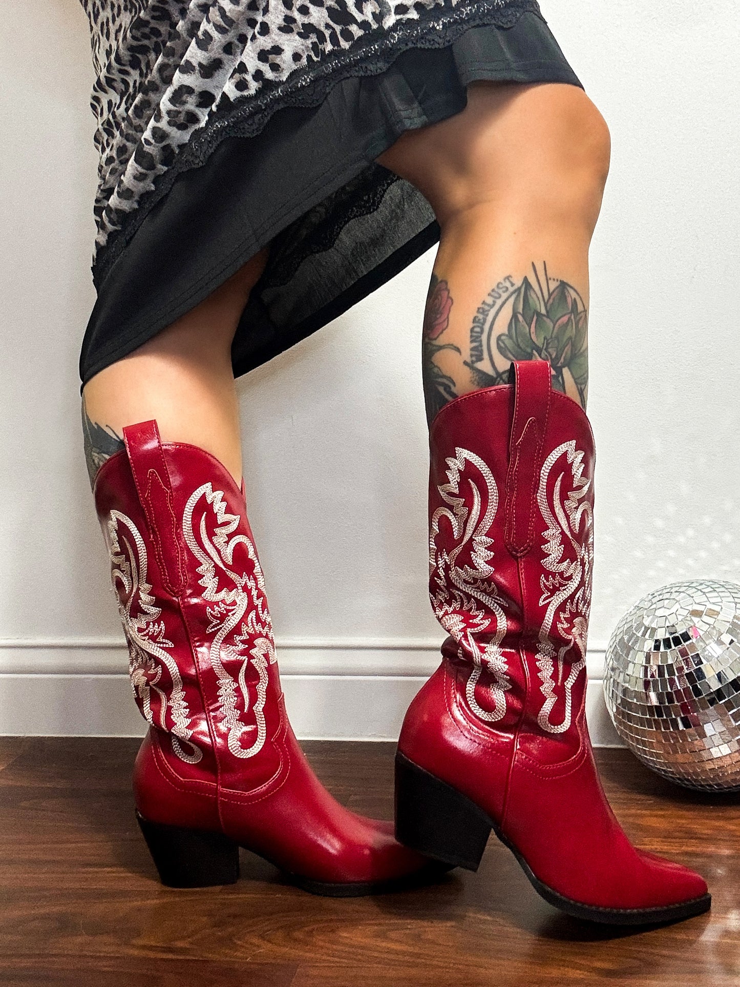 Reba Cherry Boots