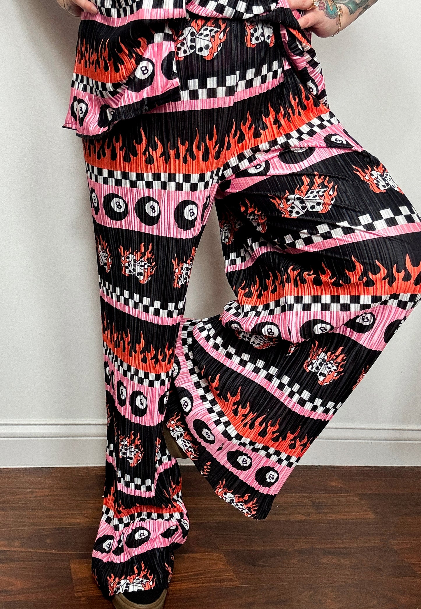 Sk8ter Girl Lux Plisse Bottoms