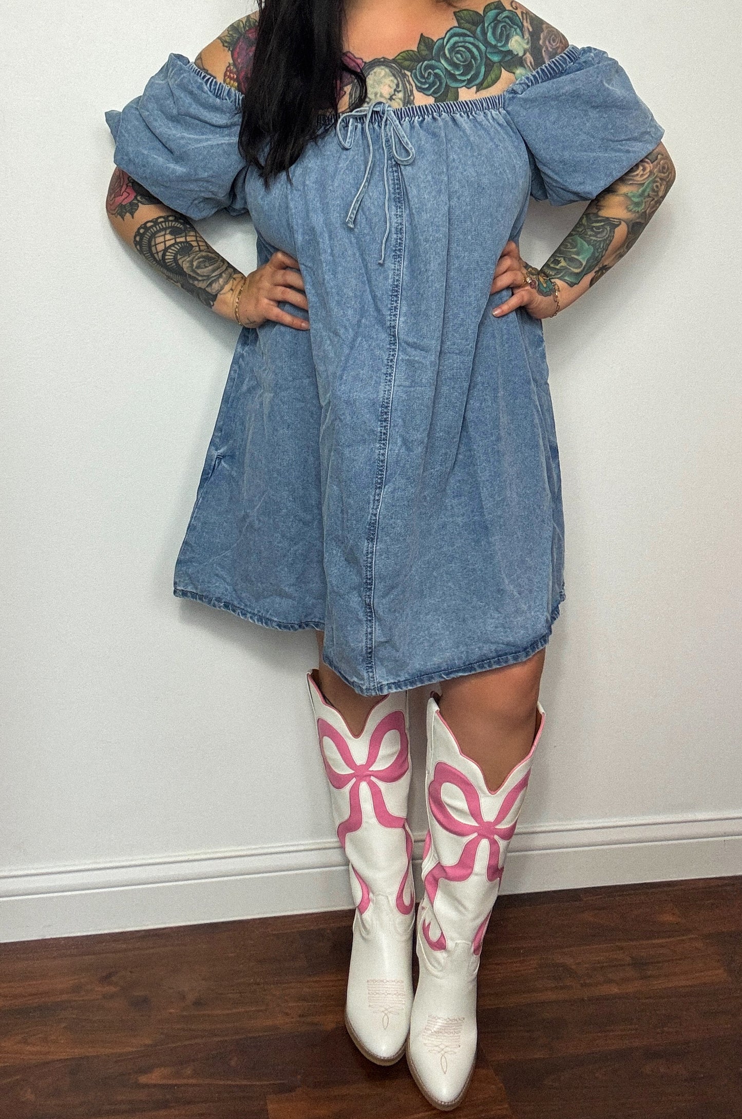 Baby Doll Denim Dress