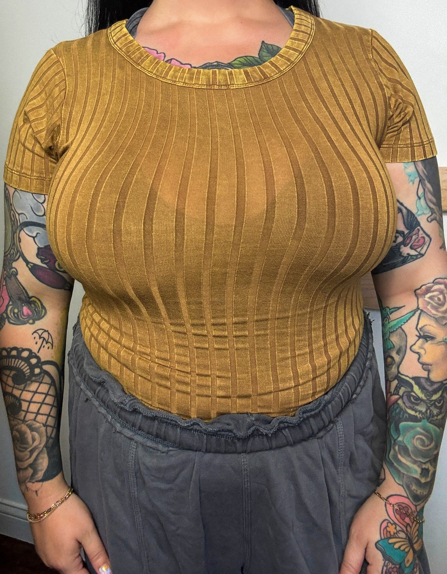 Jacki Ribbed Tee