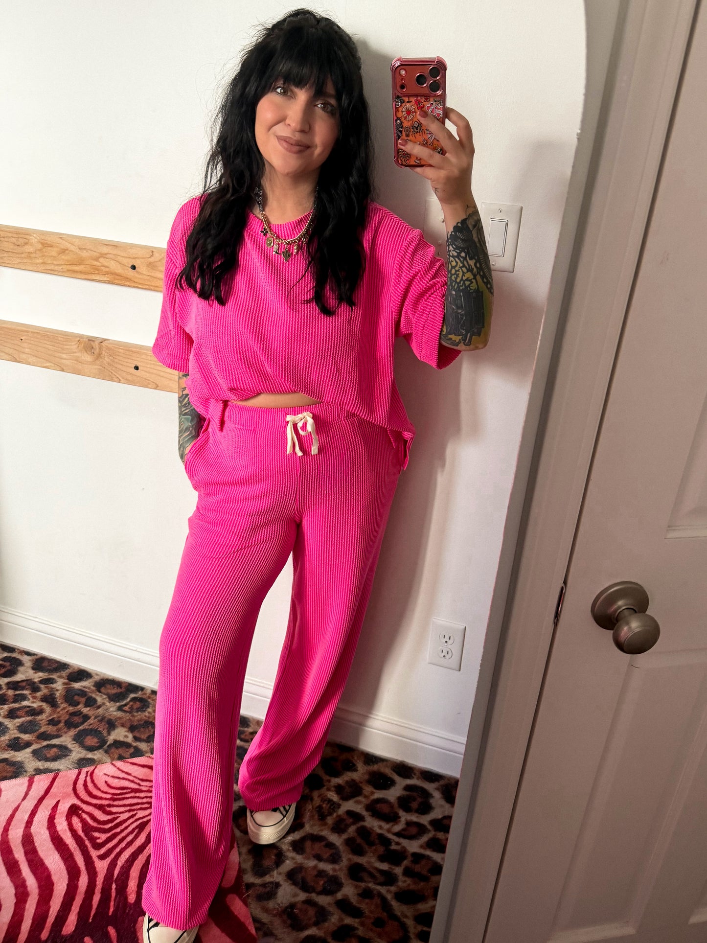 Coffee Date Set : Hot Pink