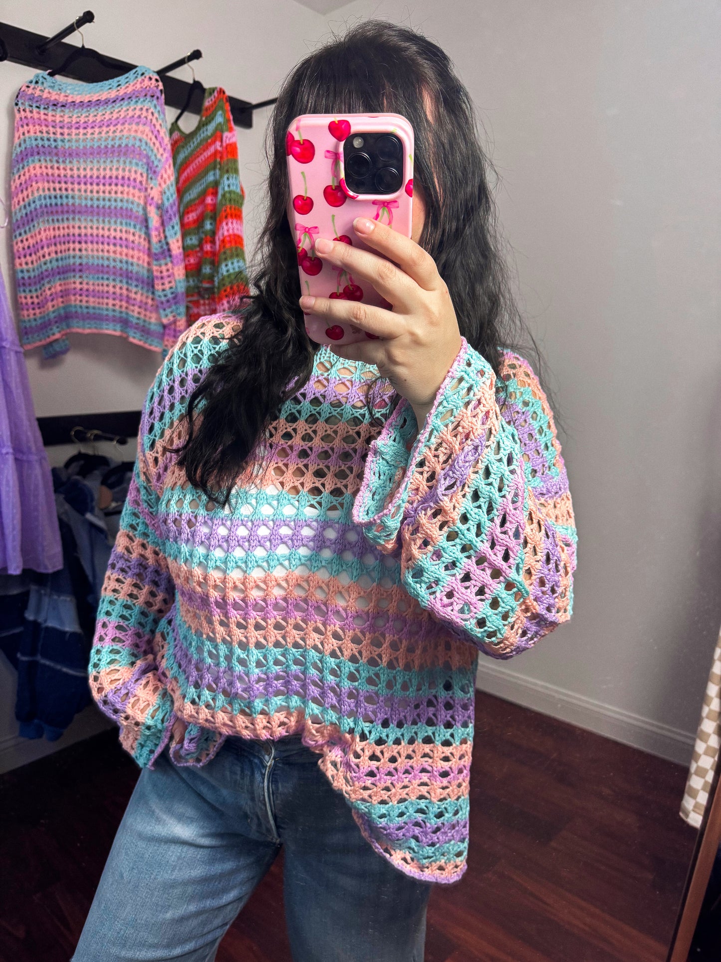 Jolie Striped Sweater : Pastel : Relaxed Fit : PREORDER