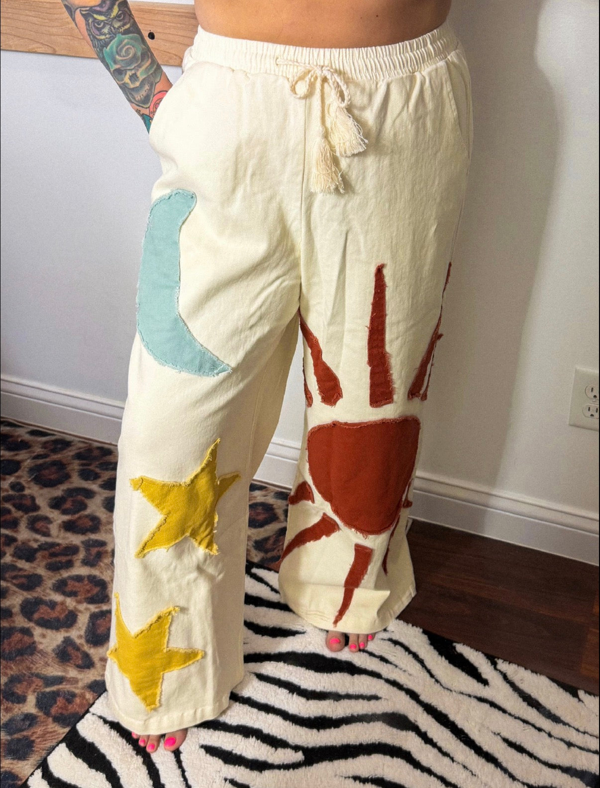 Sun & Moon Pants : Black : PREORDER