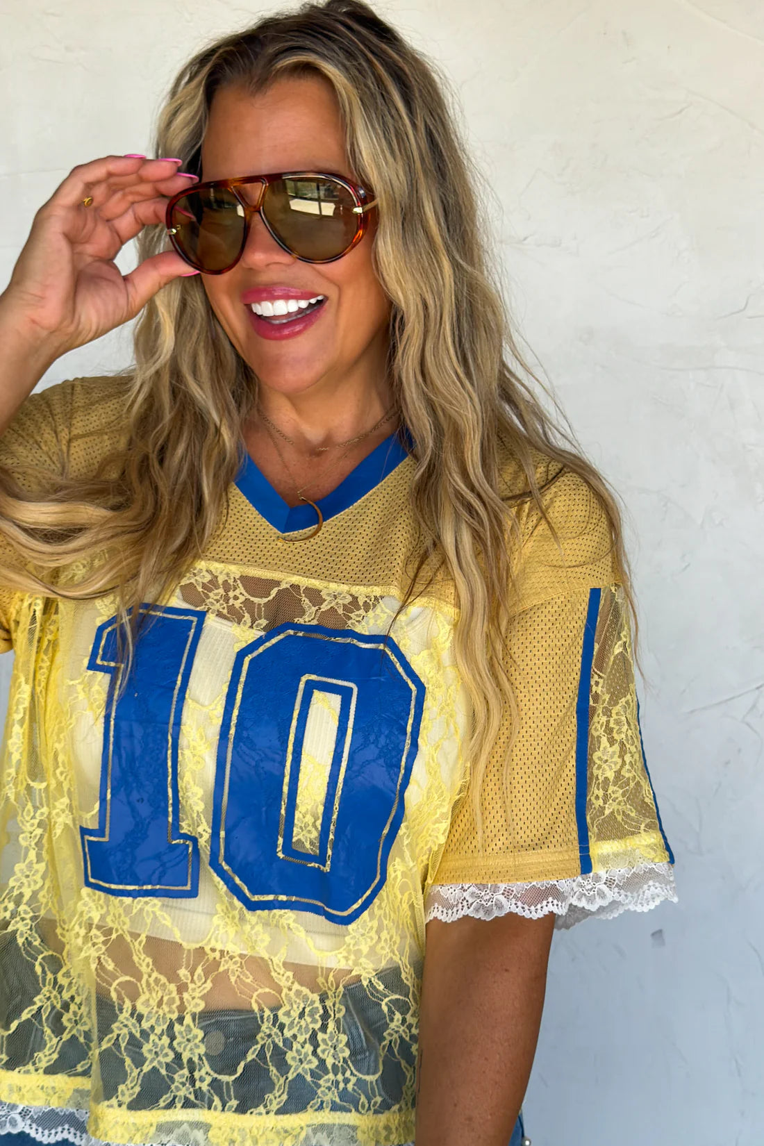 Bleacher Babe Lace Jersey : 3 Options : PREORDER