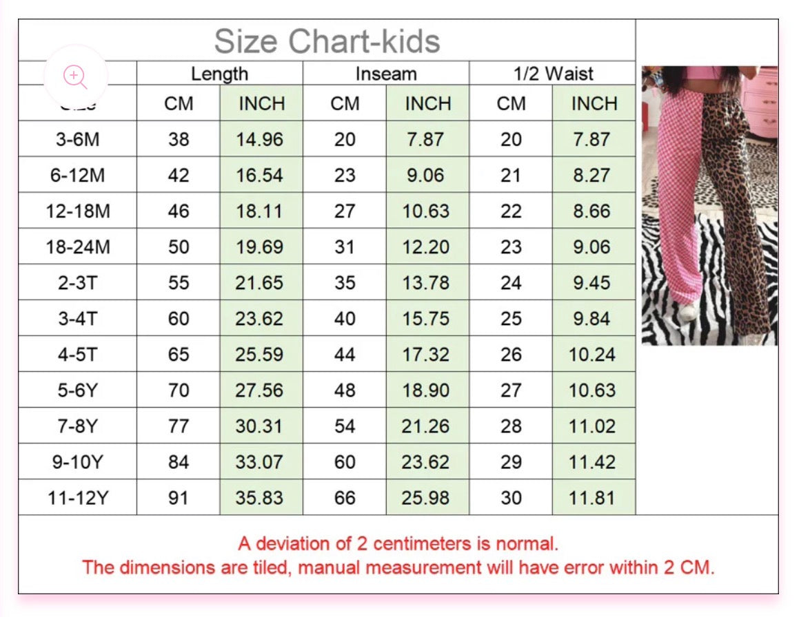 KIDS Double Trouble Pink Camo & Cheetah Pants : PREORDER