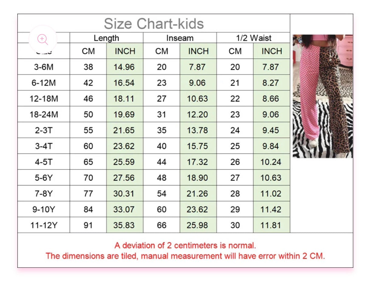 KIDS Double Trouble Split Cheetah & Real Tree Camo Pants : PREORDER