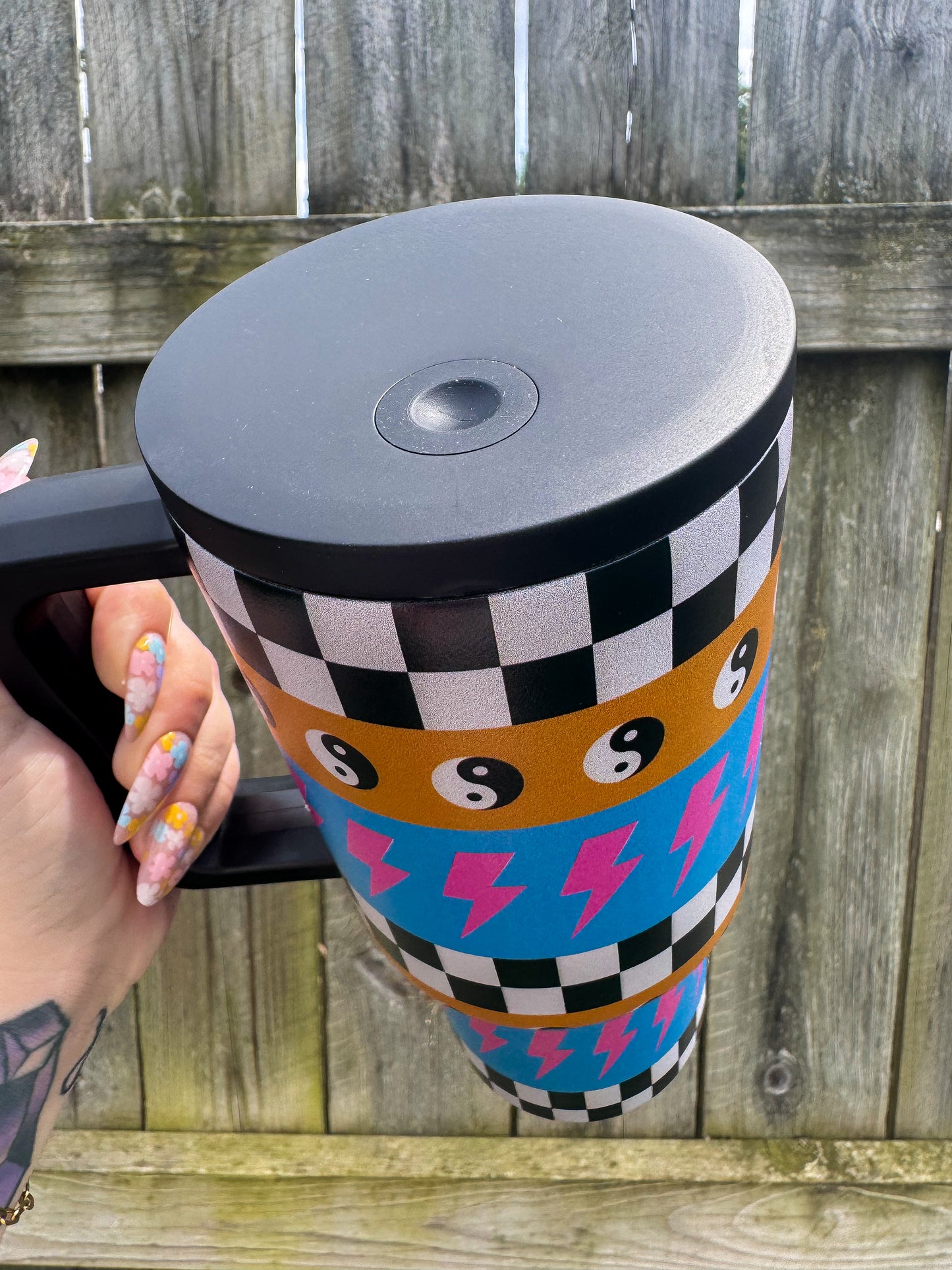 Yin Yang Bolt Tumbler