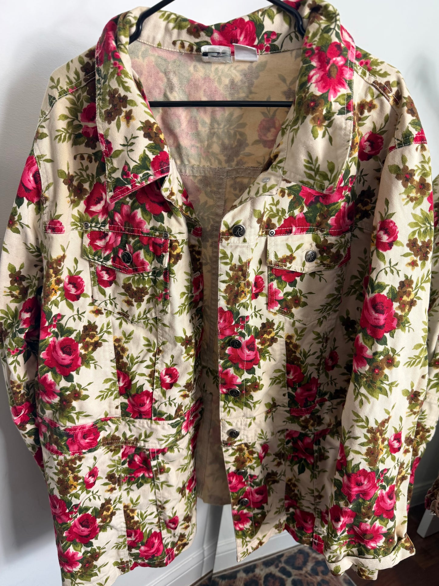Vintage Roamans Denim Jacket : SZ 28 PLUS SIZE :
