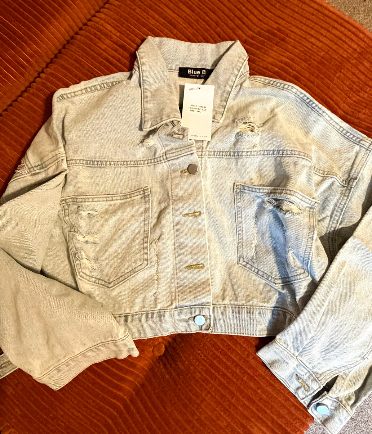 Cropped Bling Jacket : NEW W TAGS : M/L