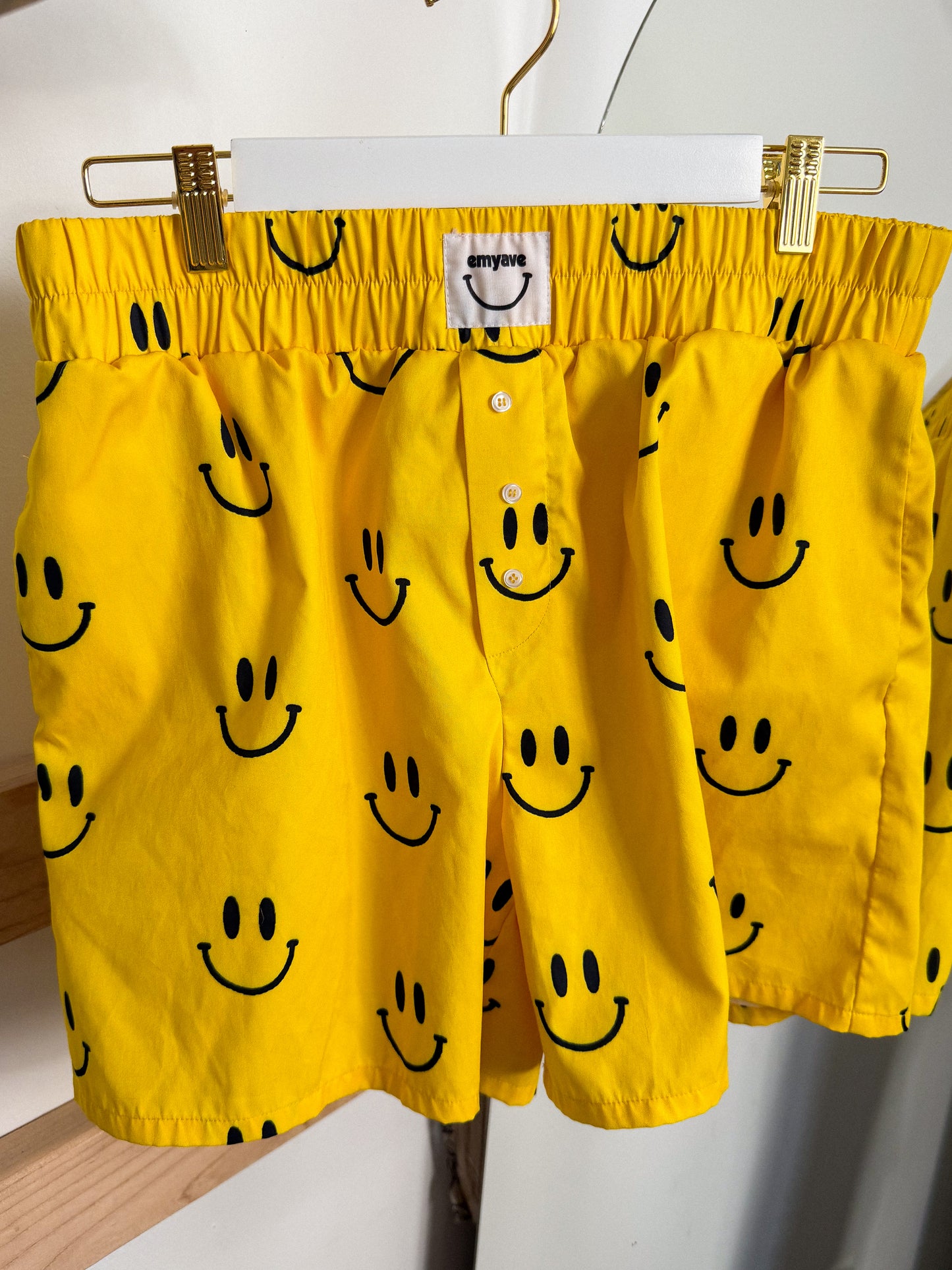 EMy Ave Smiley Boxers : L/XL : NEW CONDITION