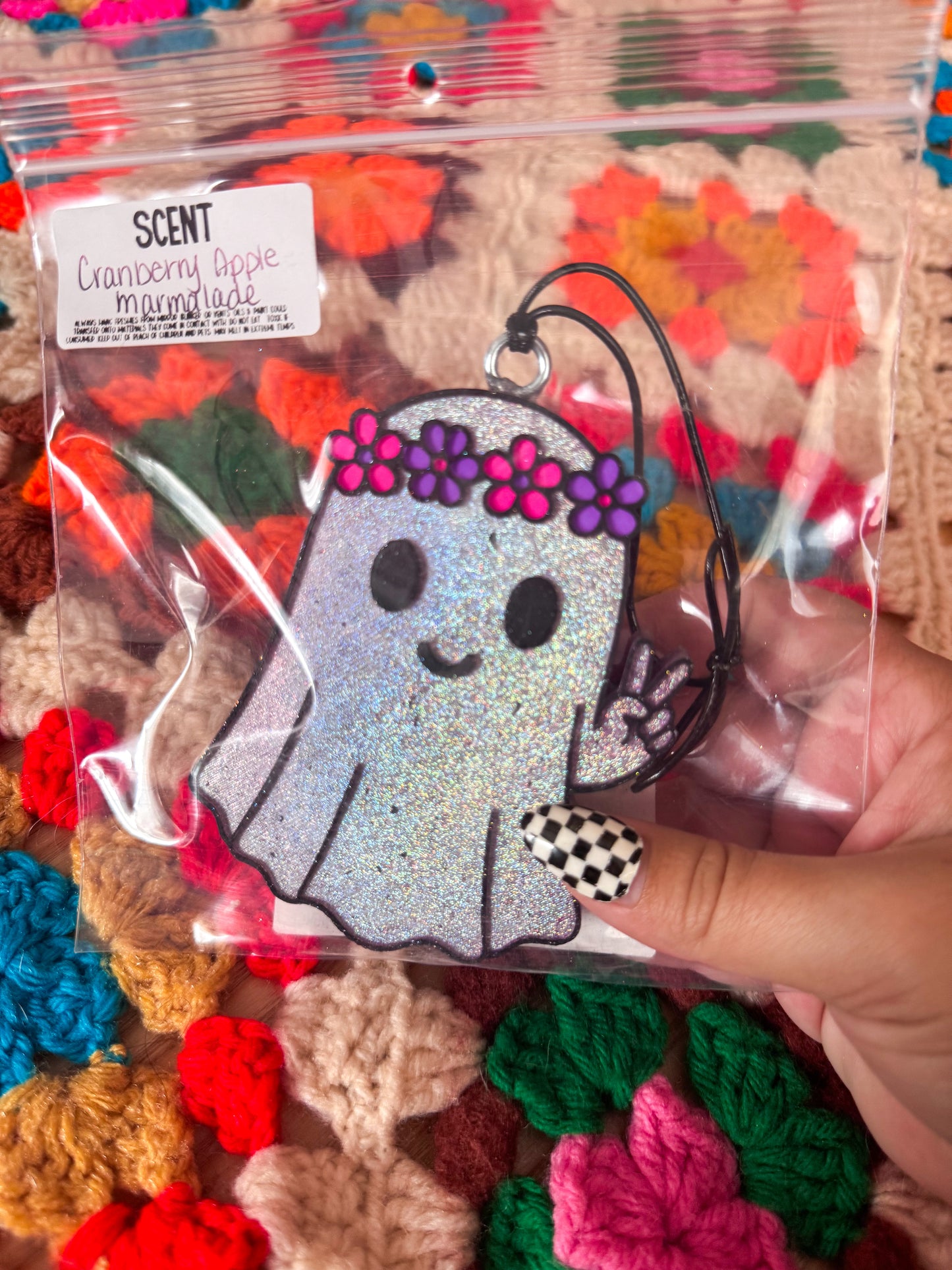 Hippie Peace Ghost Freshie