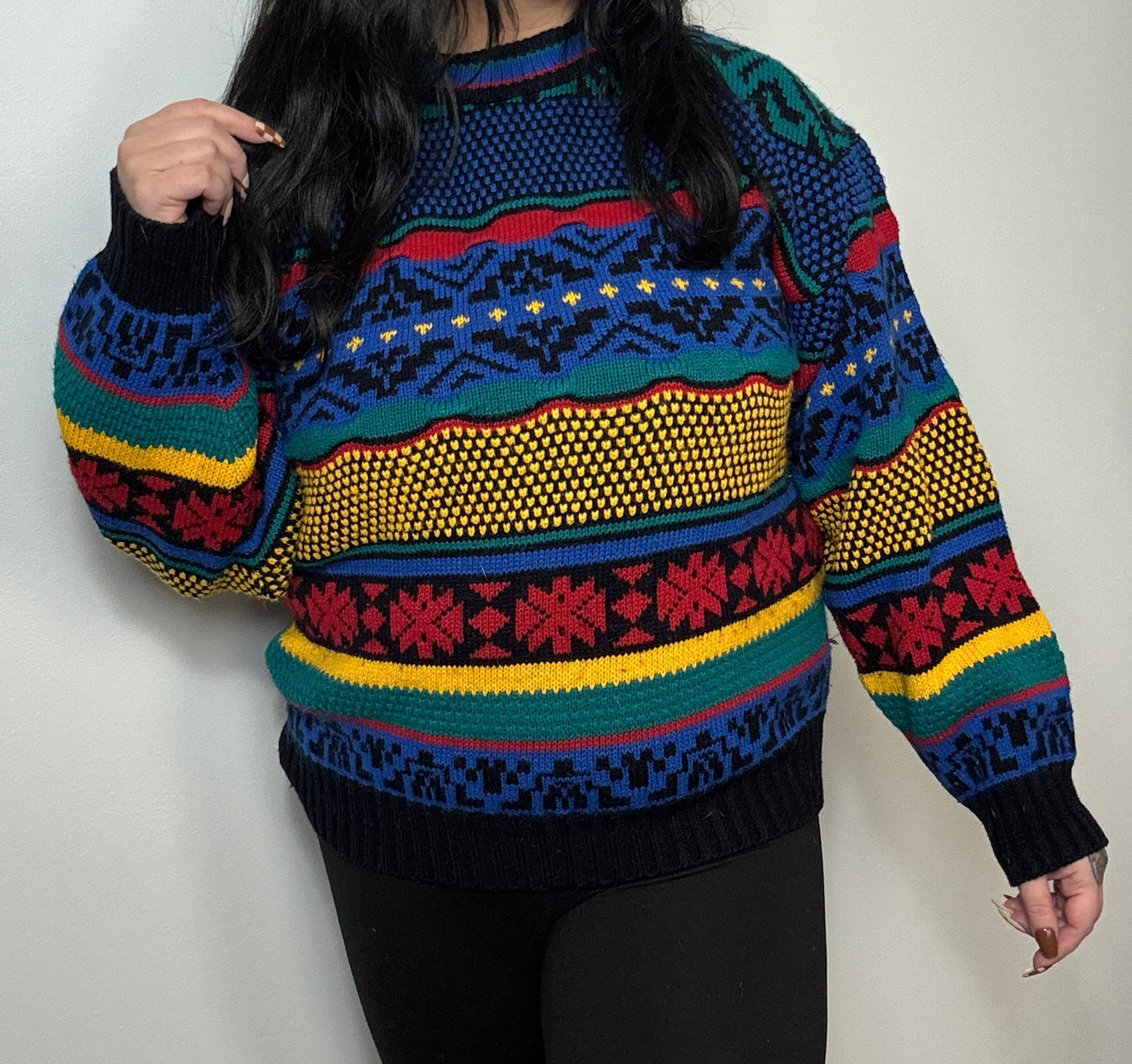 Vintage “Bolt” Sweater : M