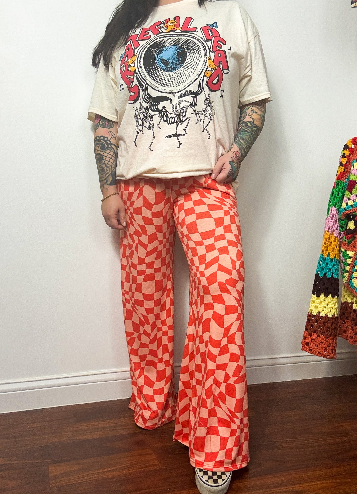 Wavy Peach Pants (S)