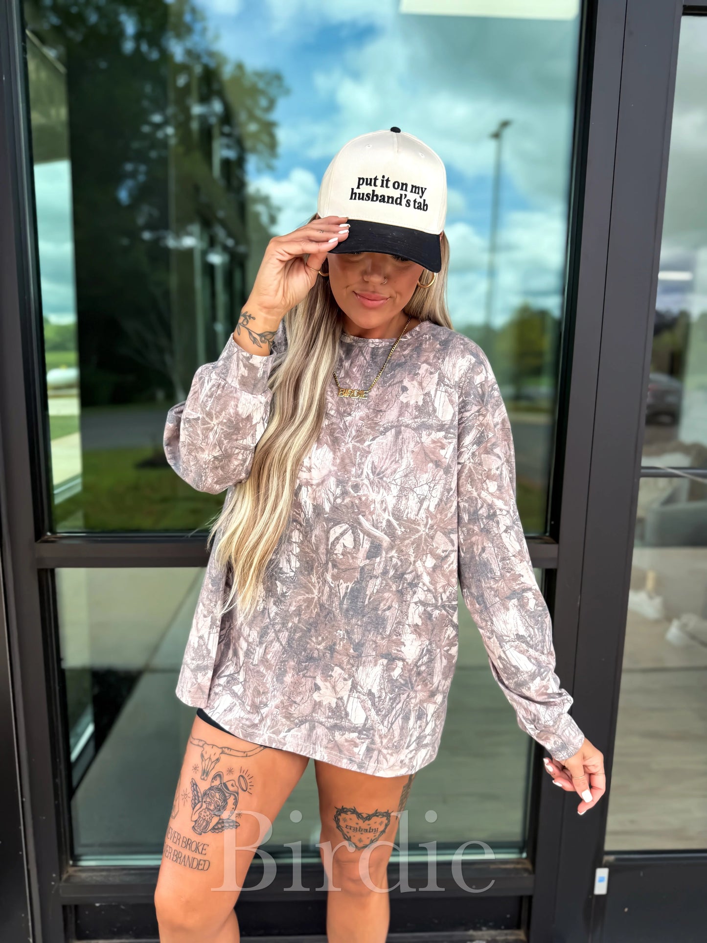 Woodland Wash Camo Long Sleeve Tee | PREORDER