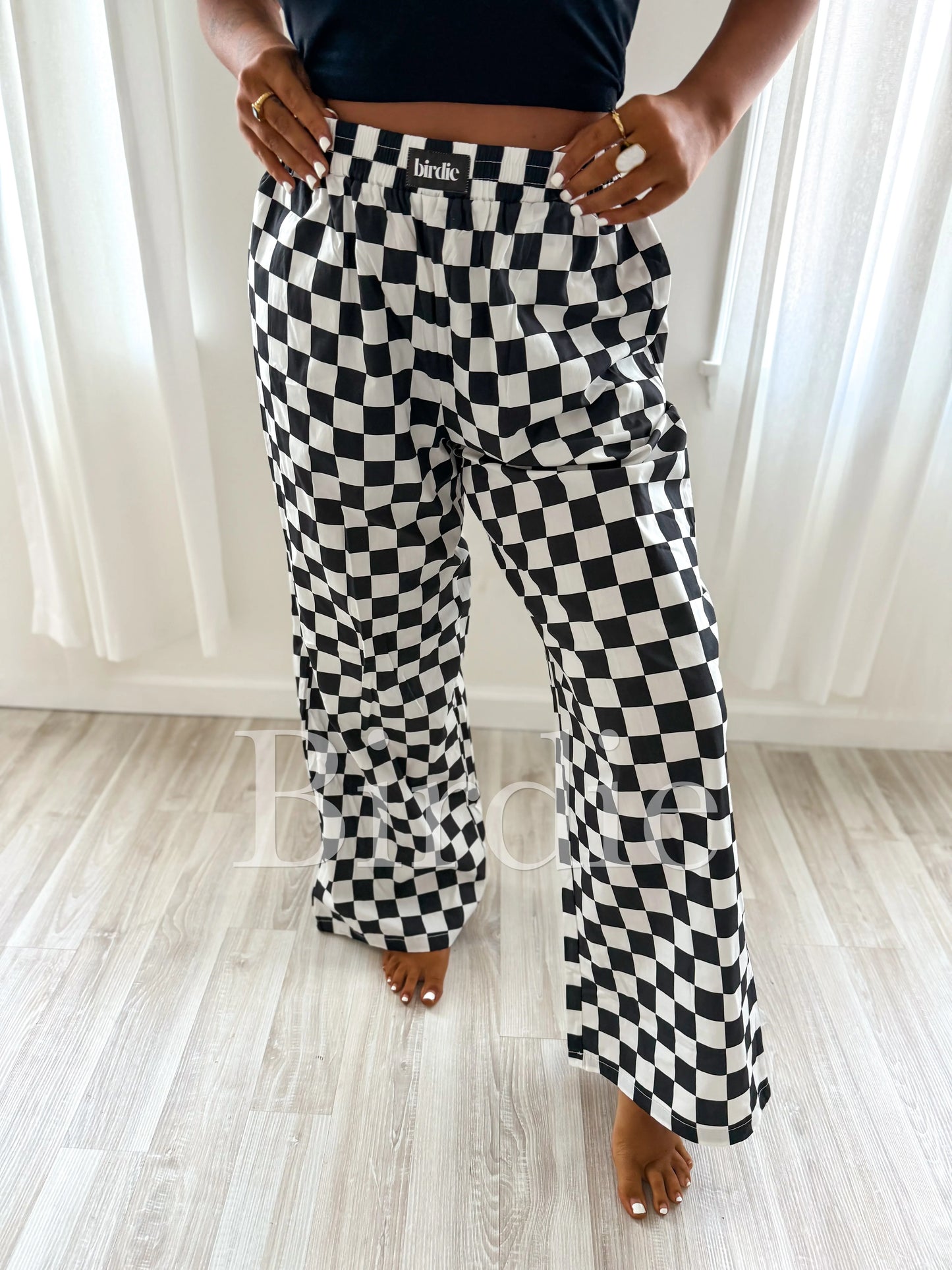 Checker Boxer Pants | PREORDER