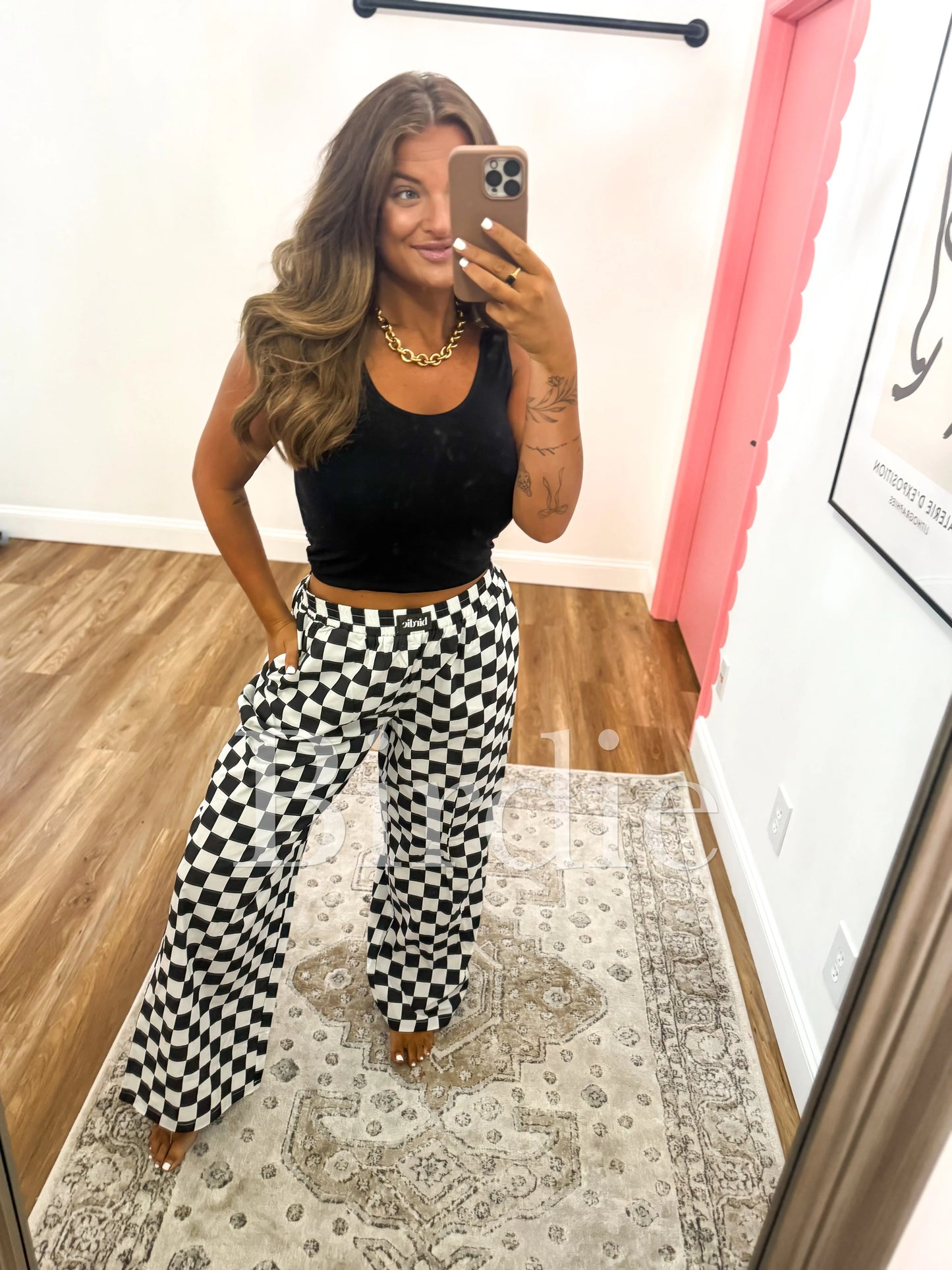 Checker Boxer Pants | PREORDER