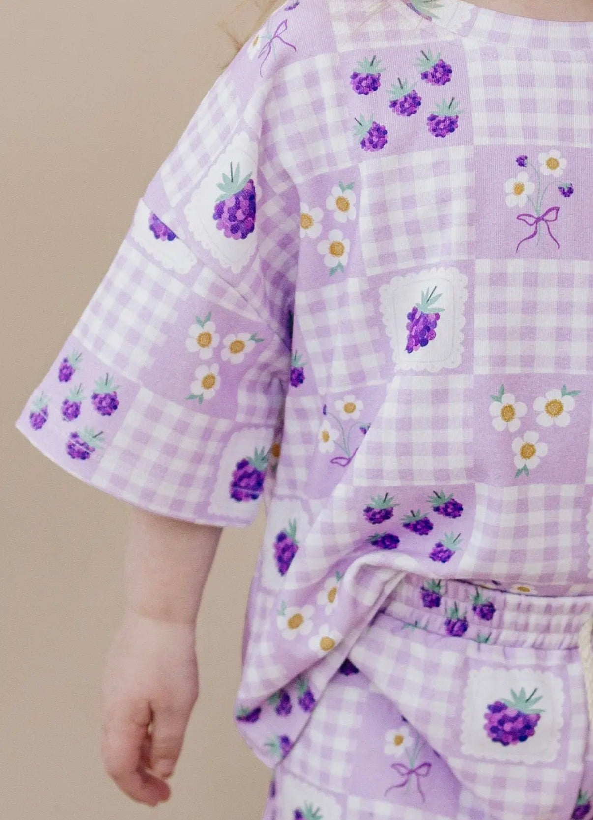 Raspberry Shorts Set