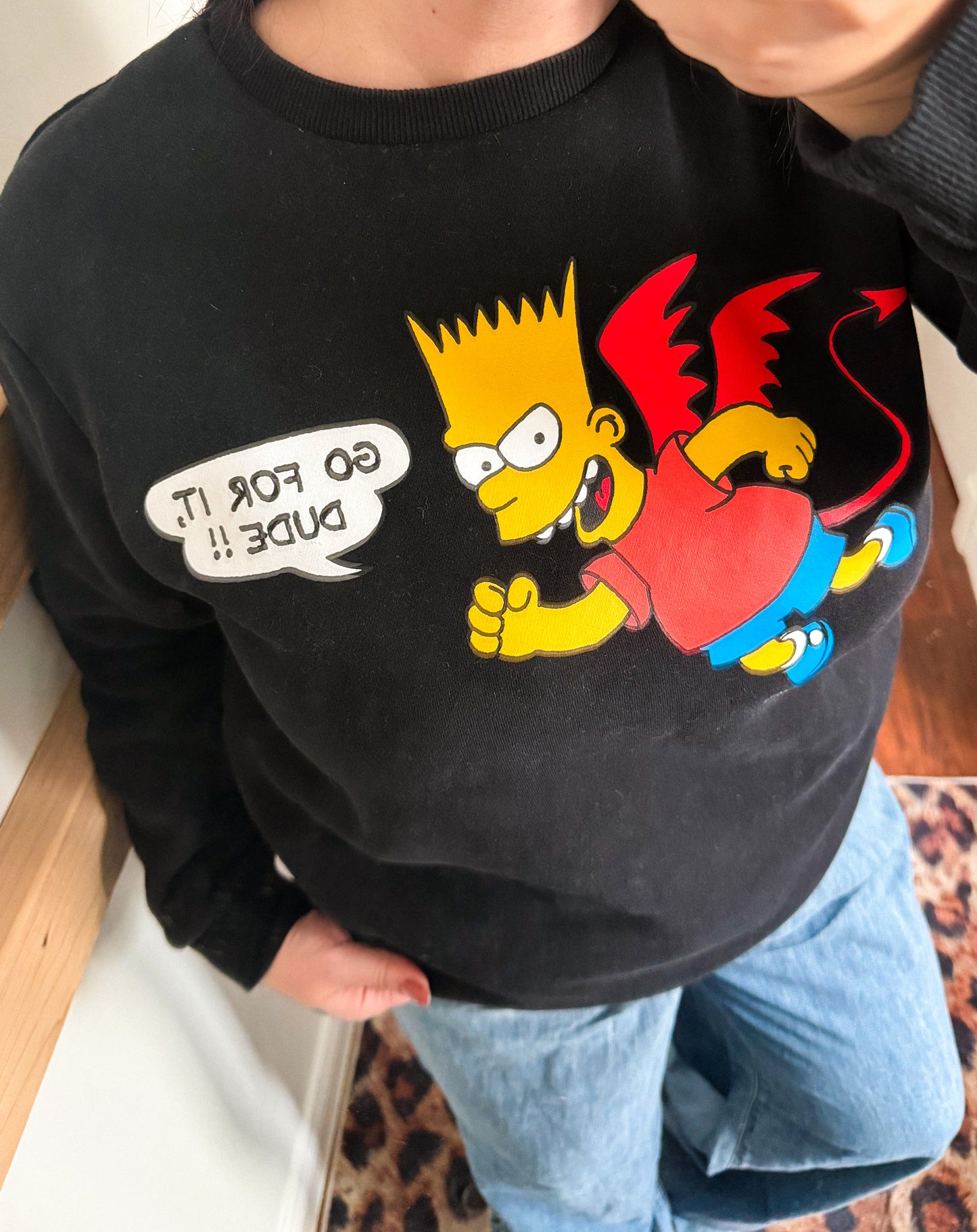 Vintage Bart Crew : L (fits like M)