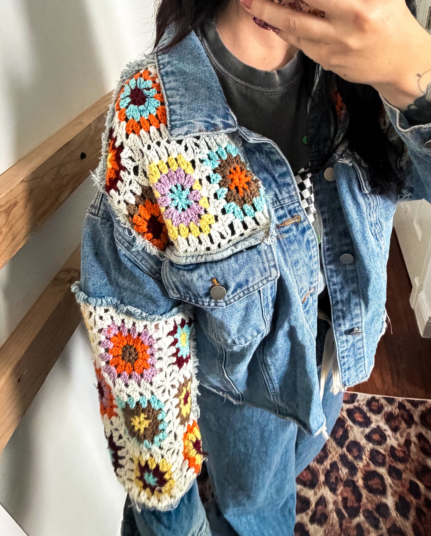 Crochet Jacket : M