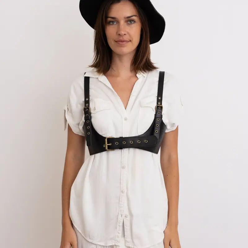 Black Harness Belt