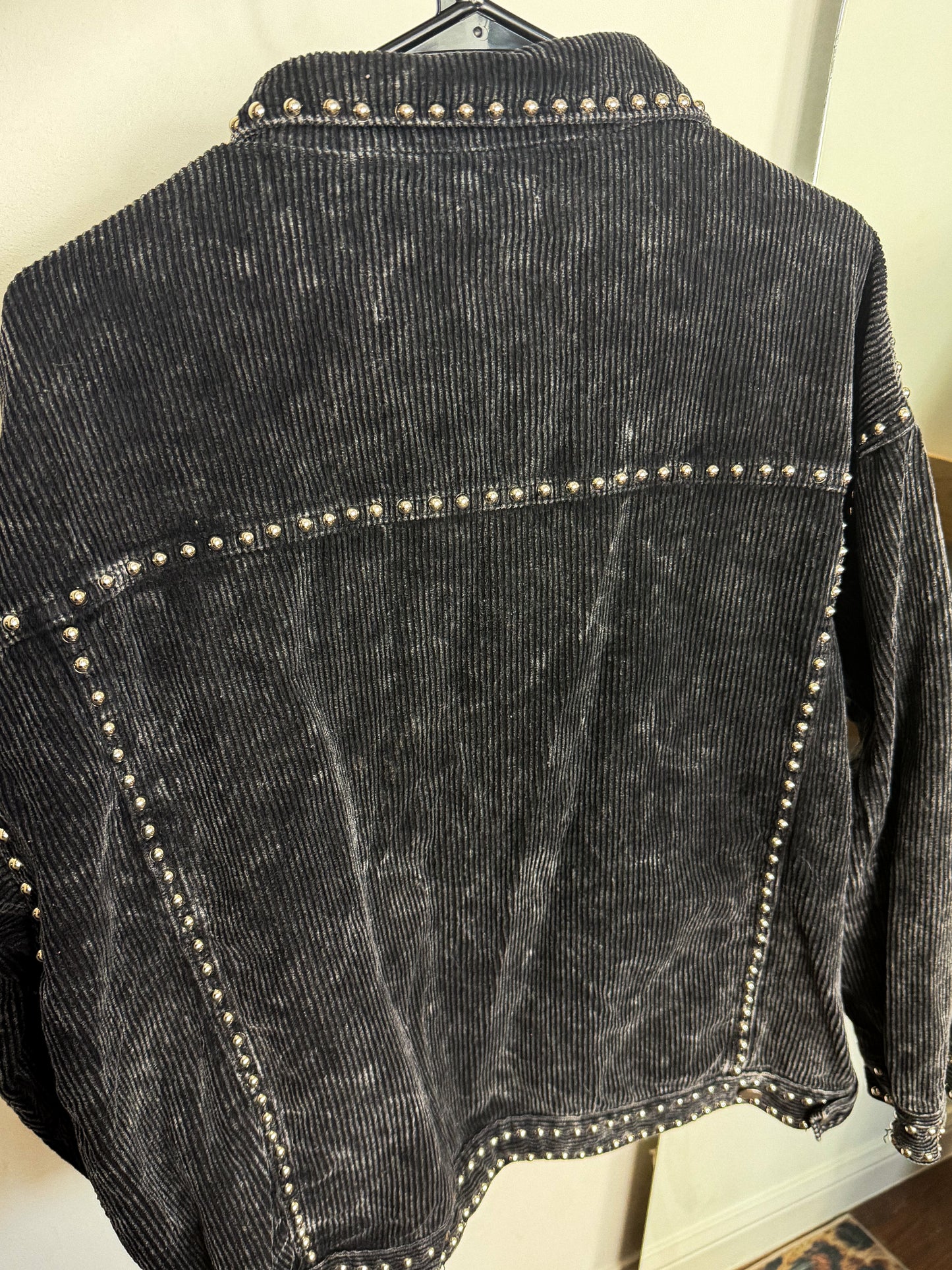 POL Black Studded Jacket : M : FALL BACKSTOCK ONLY WORN FOR PHOTOS