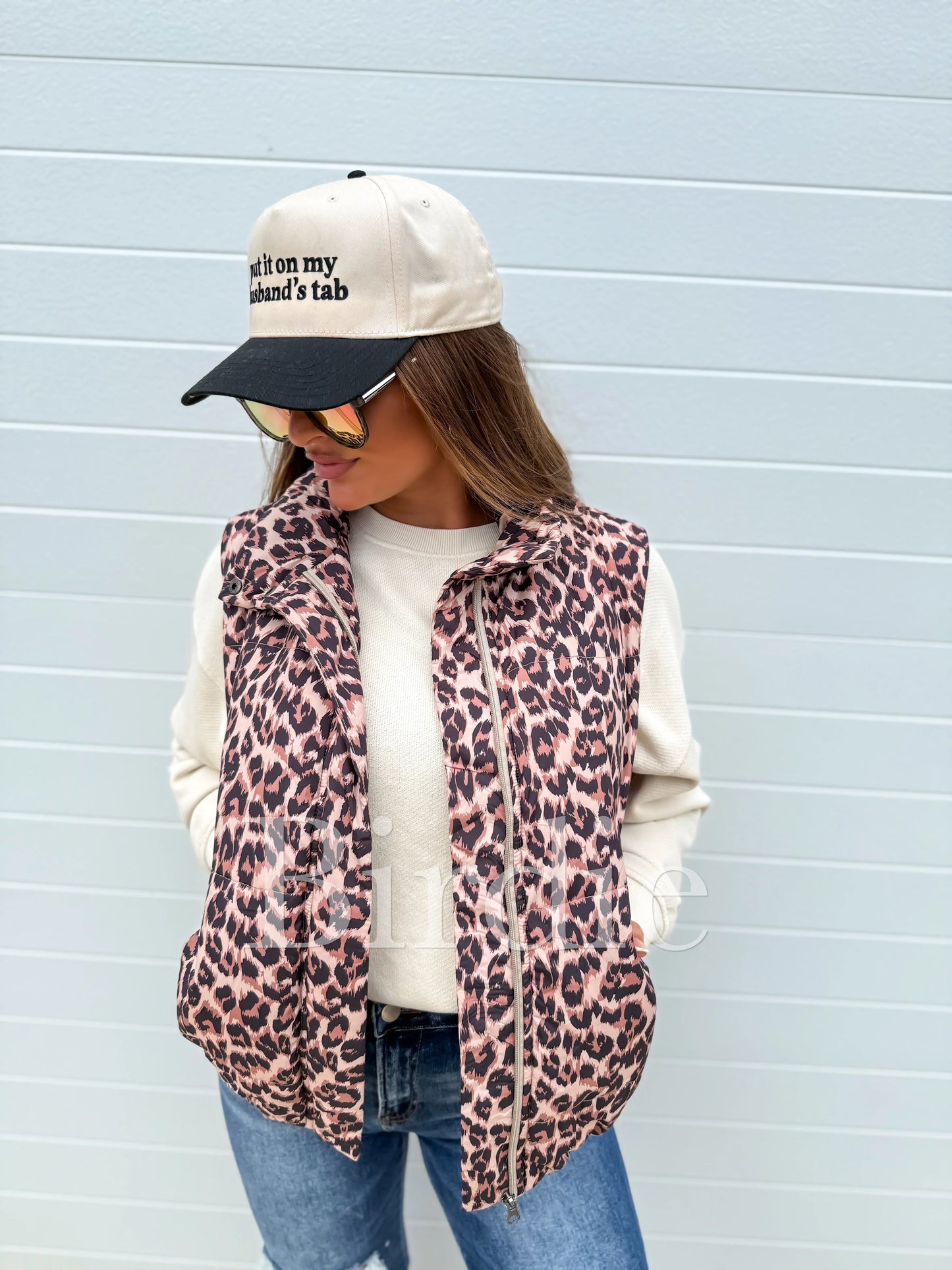 Leopard Puffer Vest | PREORDER