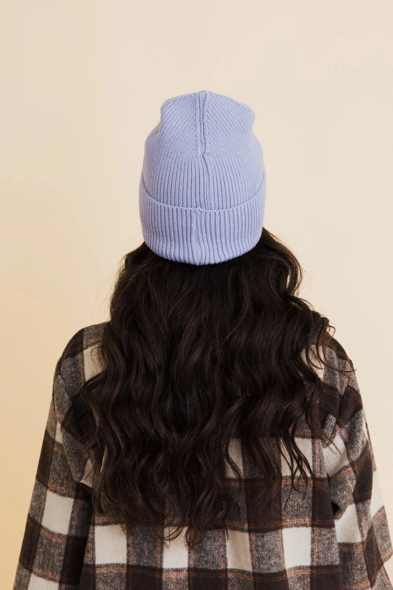 Smiley Beanie : Violet