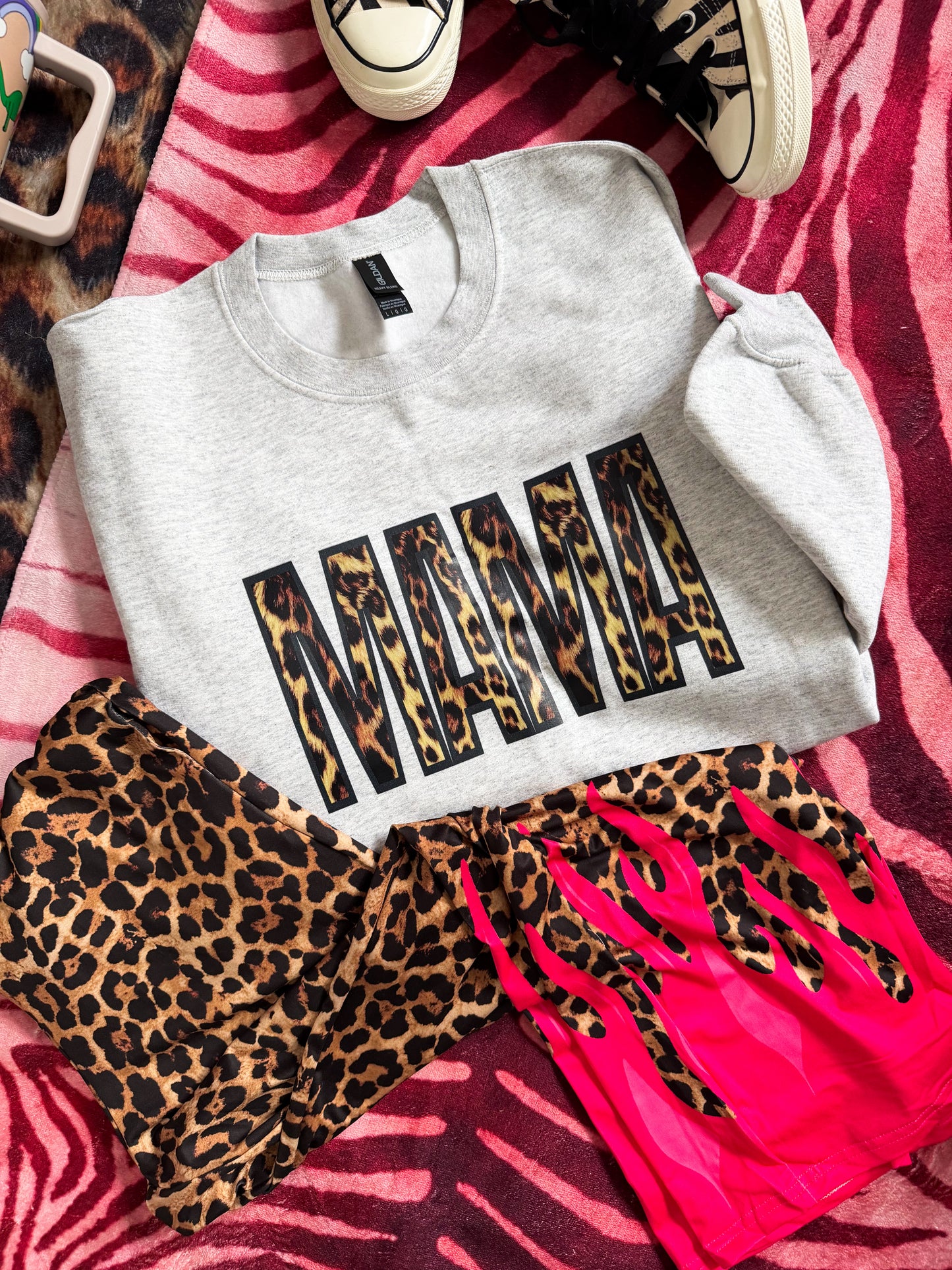 Mama Leopard Crewneck