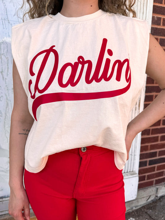 Darlin’ Muscle Tank : Oversized