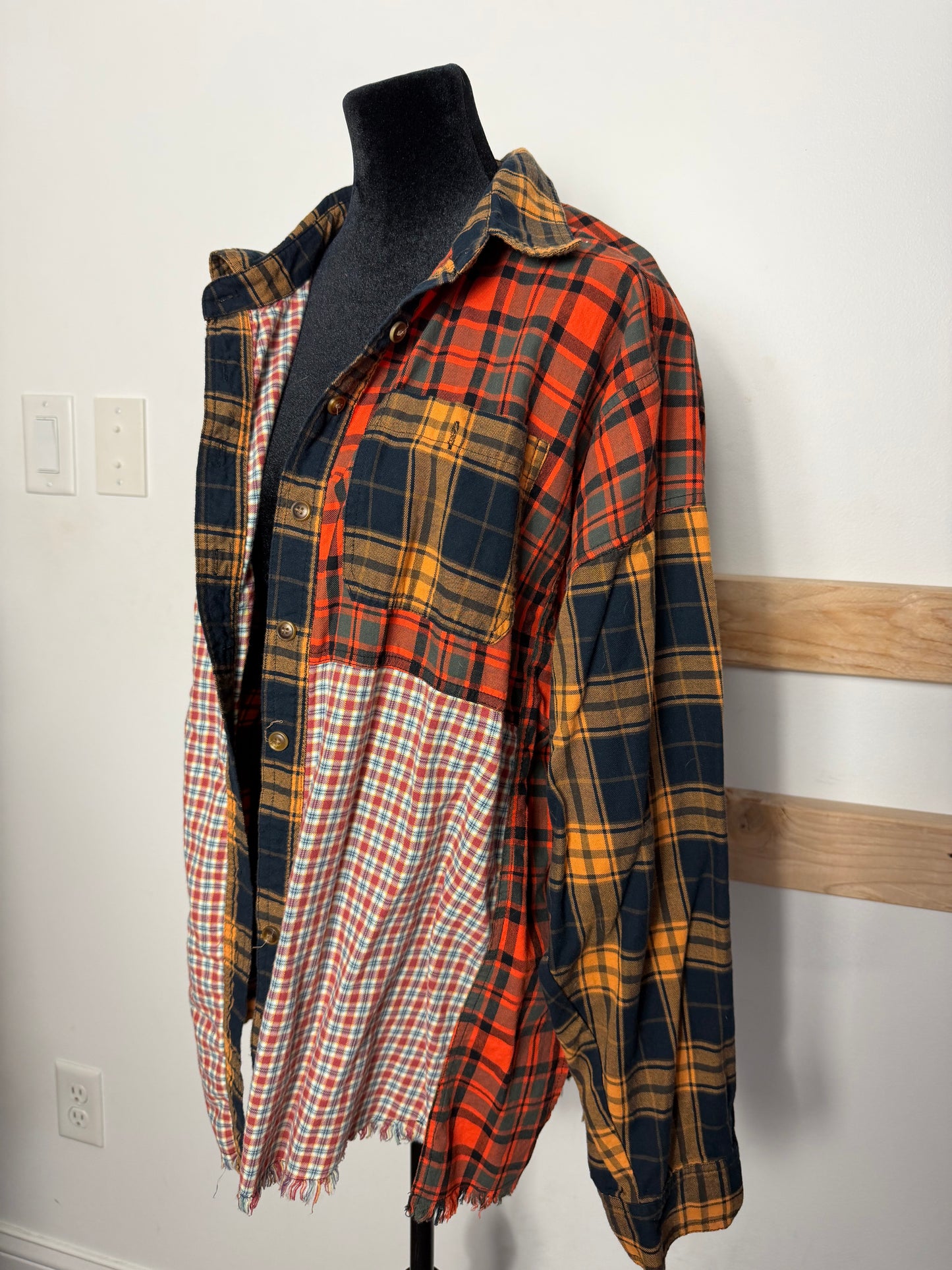 Multi Color Plaid : NEW : 1X