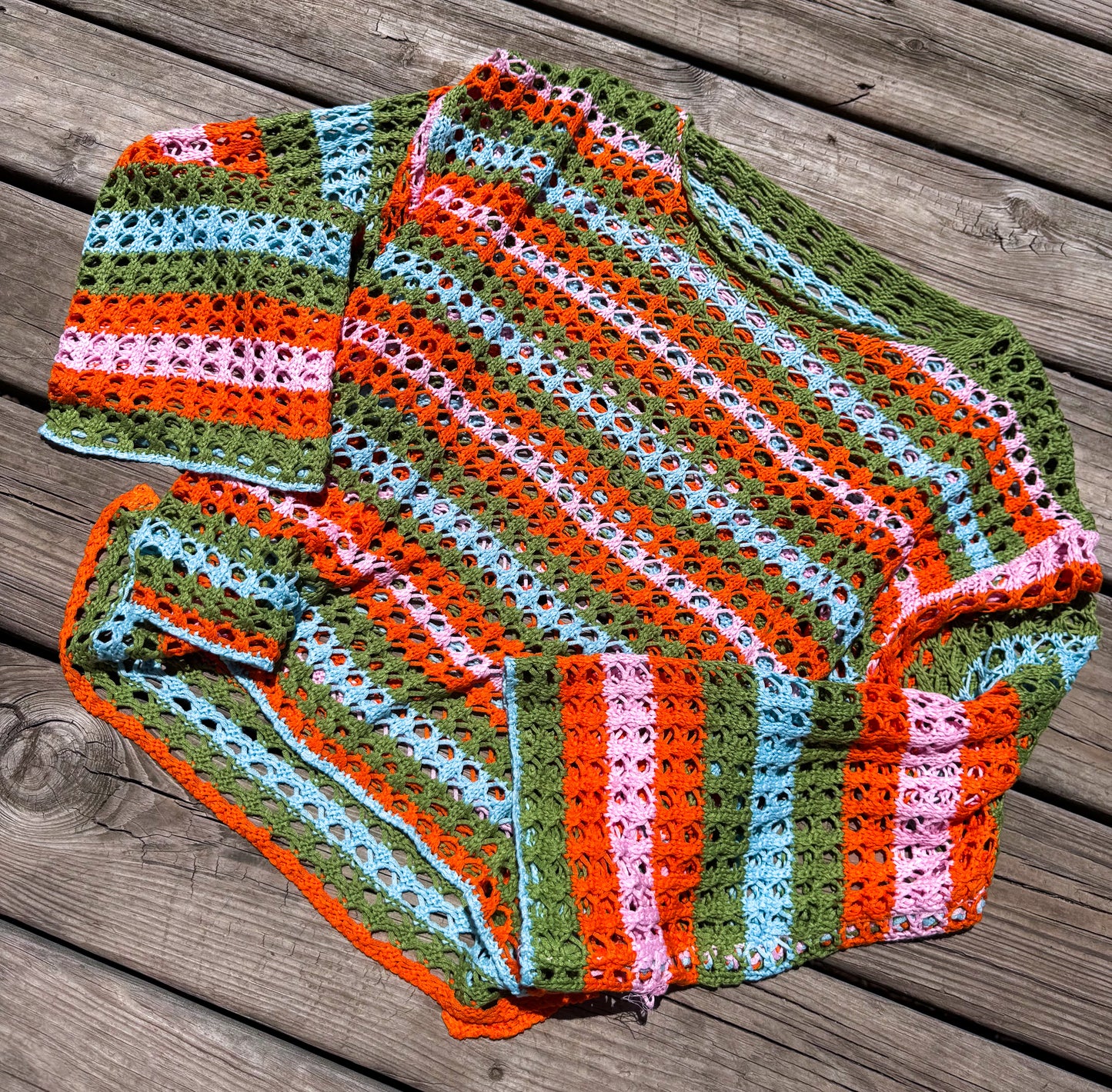 Jolie Striped Sweater : Oversized | Retro