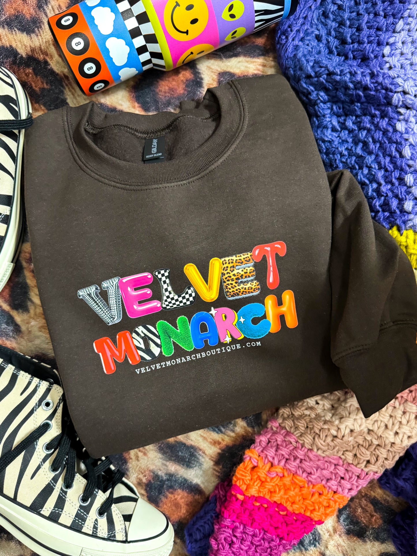 VM Funky Crewneck : Brown