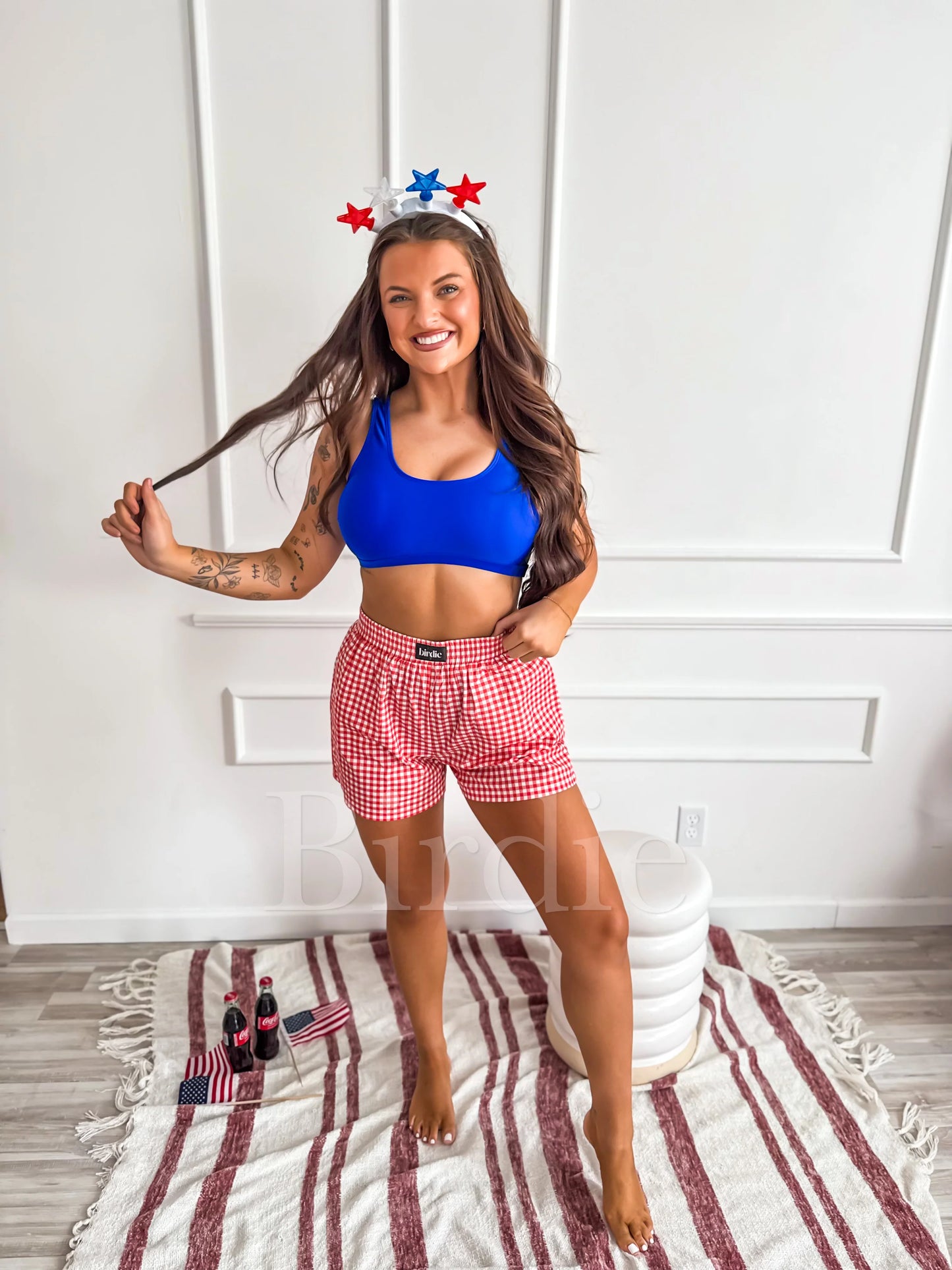 Birdie Gingham Shorts | PREORDER