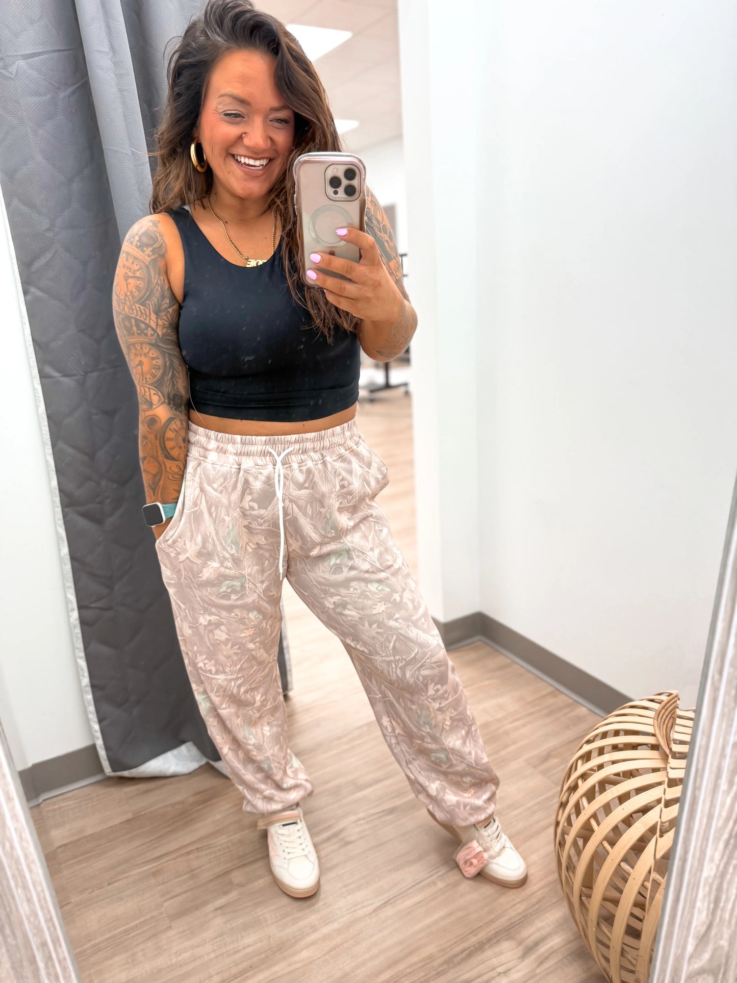 Camo Joggers : Tan
