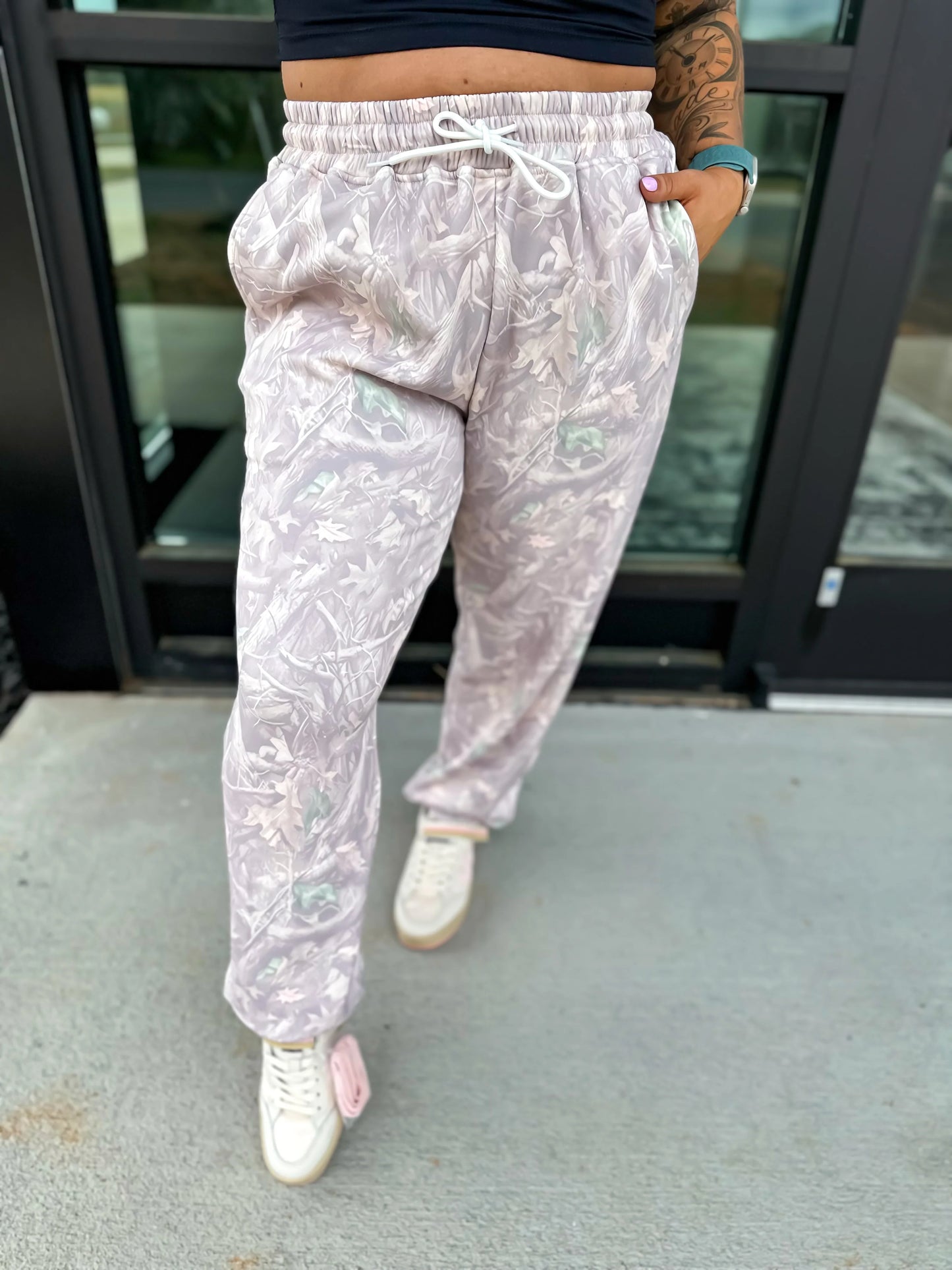 Camo Joggers : Tan