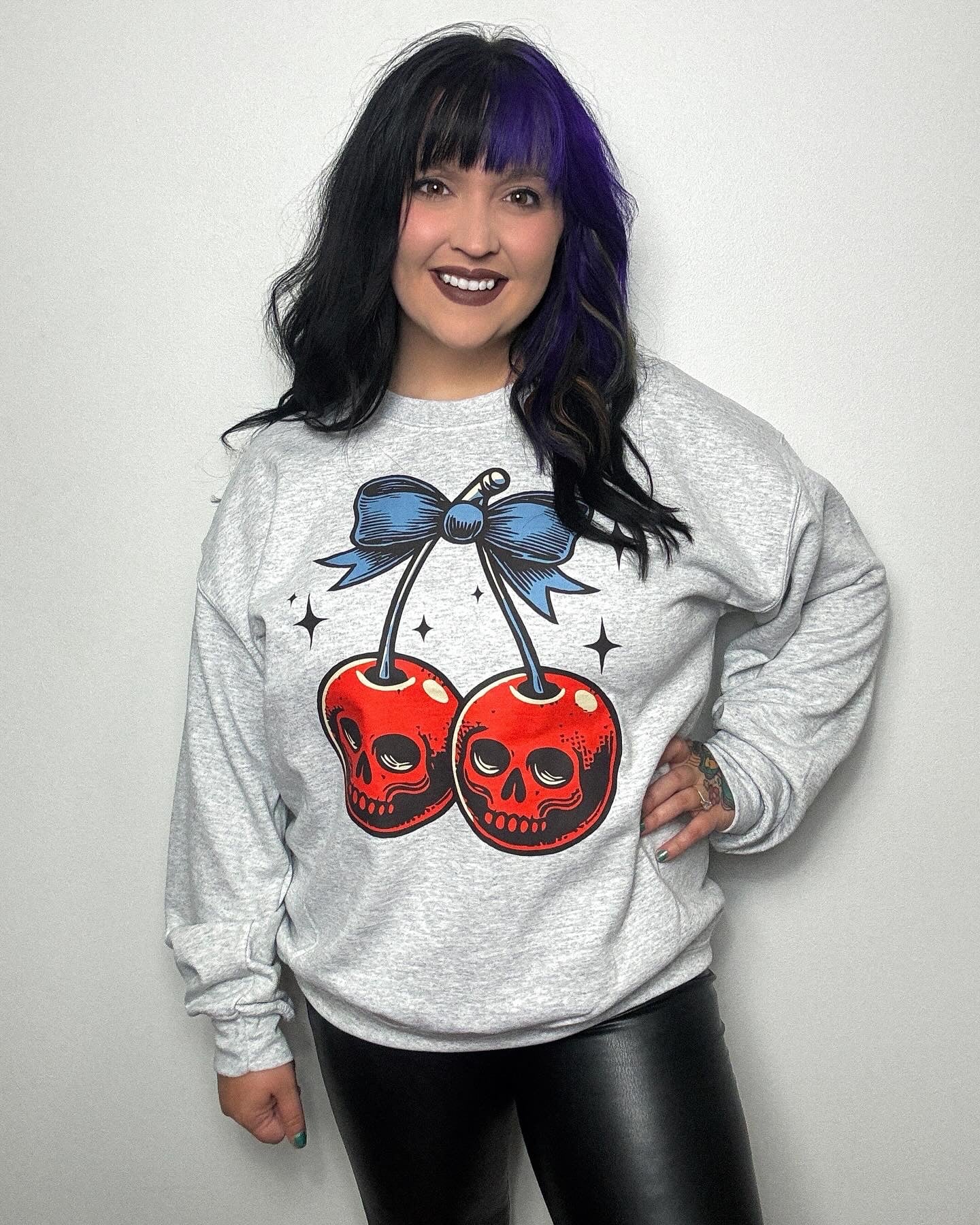 Skulls & Cherries Crewneck