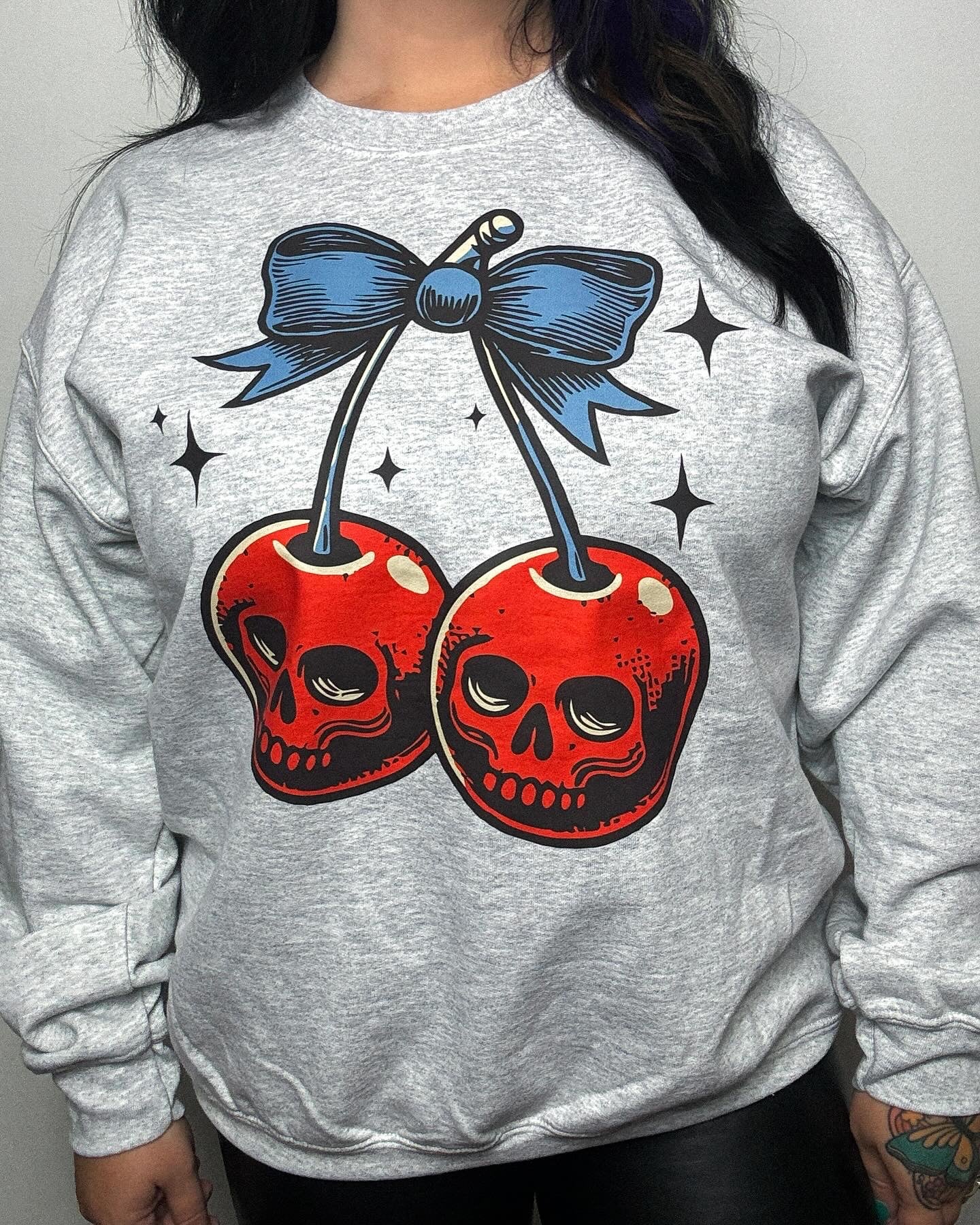 Skulls & Cherries Crewneck