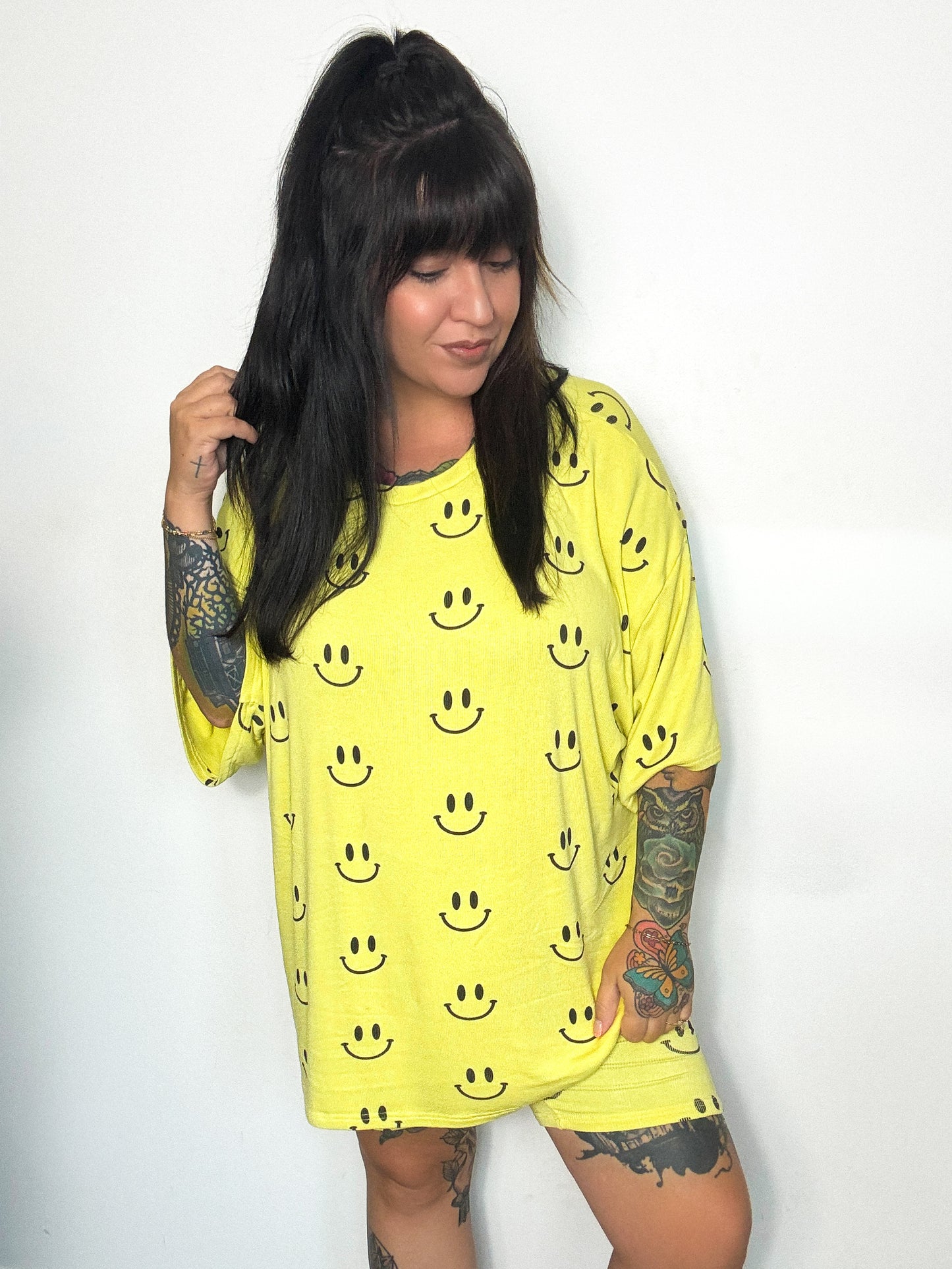 Lux Smiley Set | Oversized