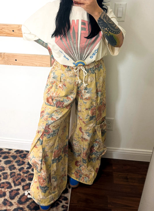 Mello Yellow Floral Pants