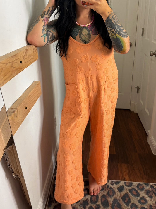 Orange Daisy Jumper