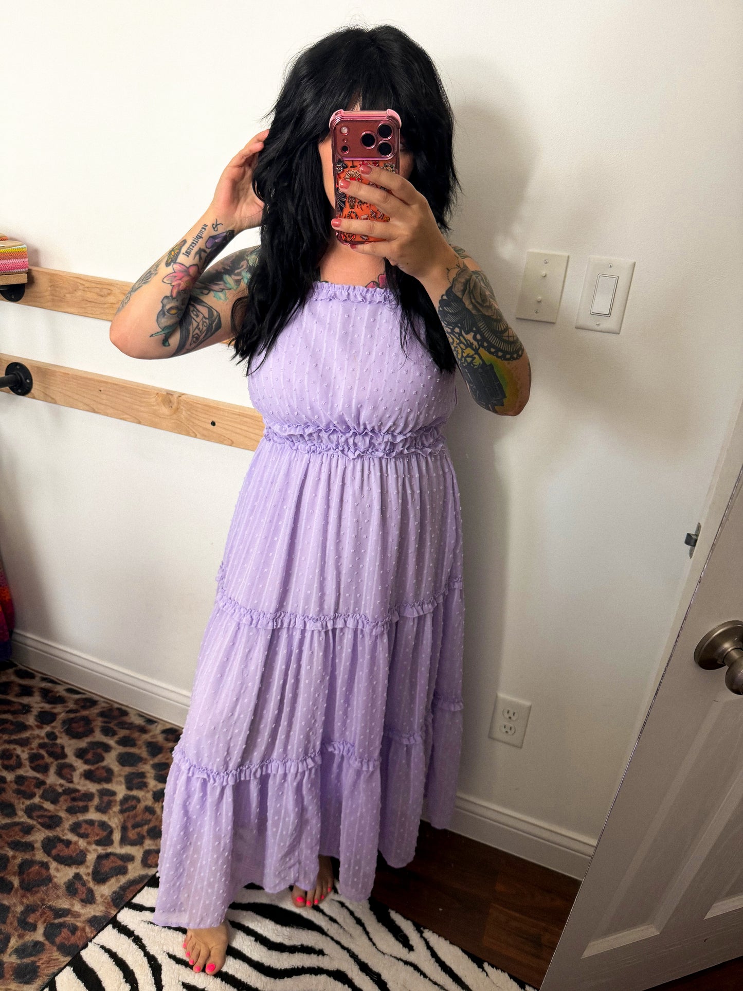 Lavender Dress : L (small stain)