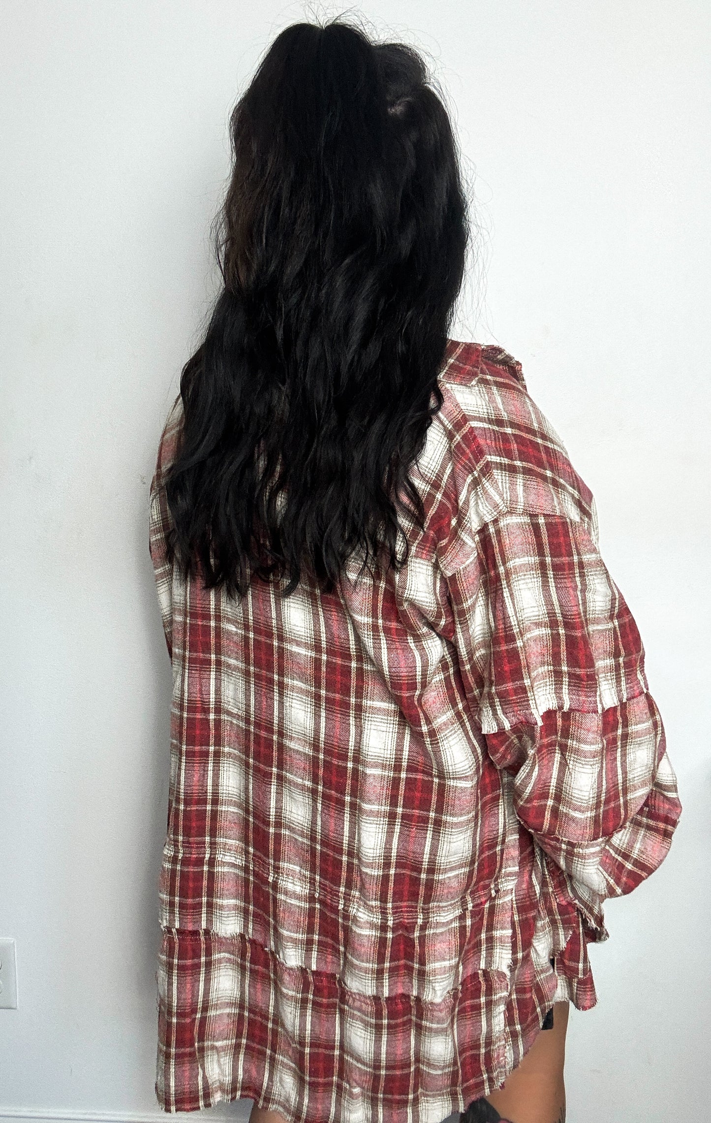 VM Plaid : Cherry | OVERSIZED