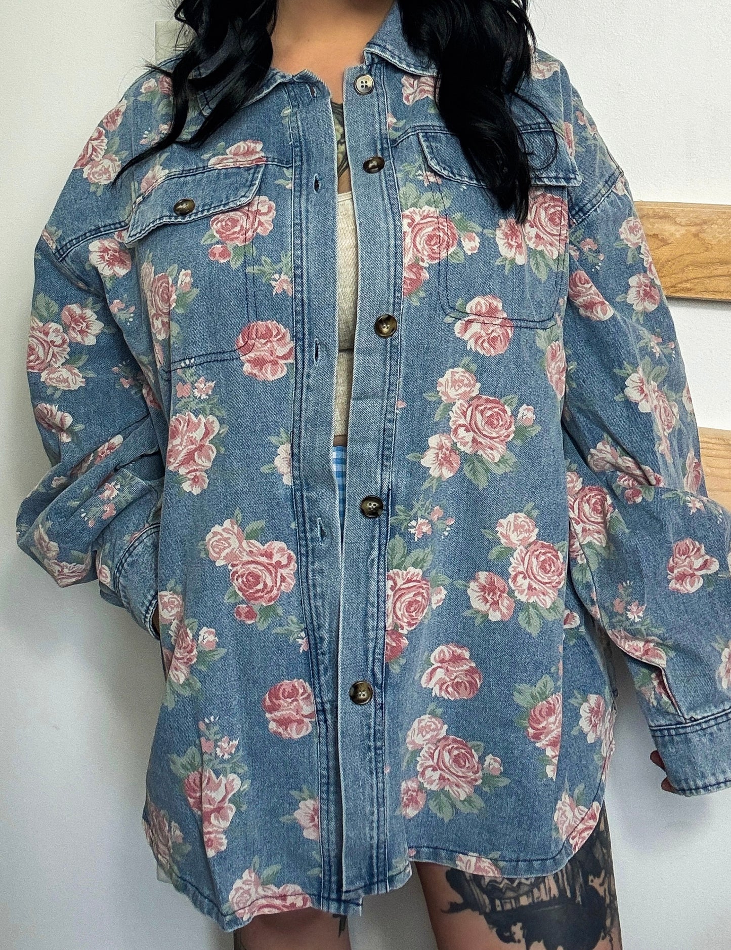 Wild Rose Denim Jacket