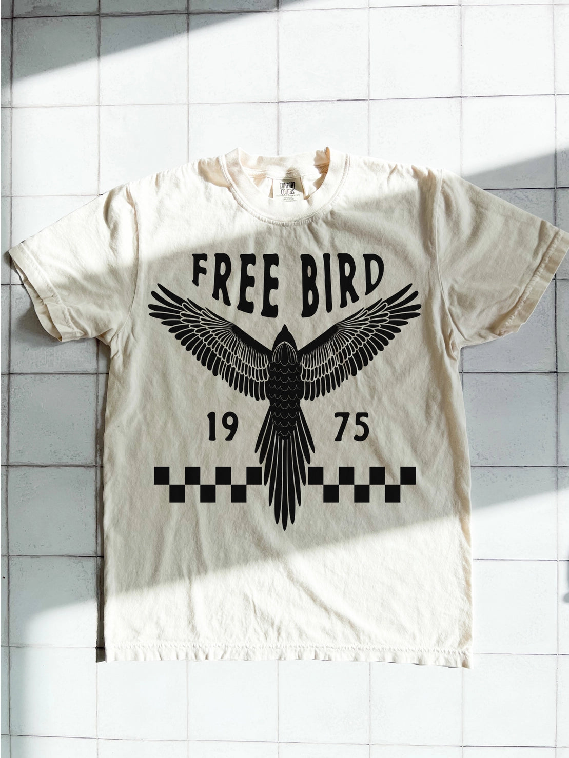 Free Bird Tee : Ivory (S left)