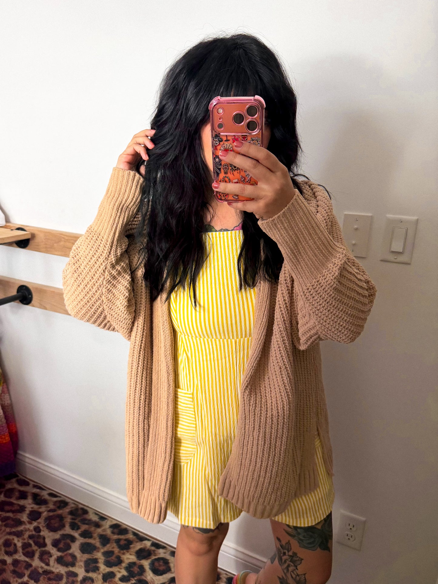 Latte Cardigan : M