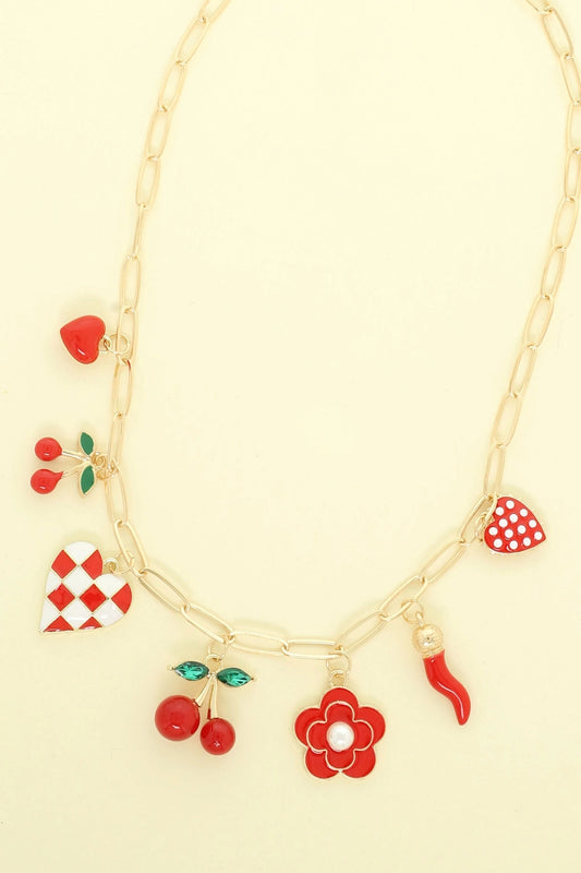 Cherry Summer Charm Necklace | PREORDER